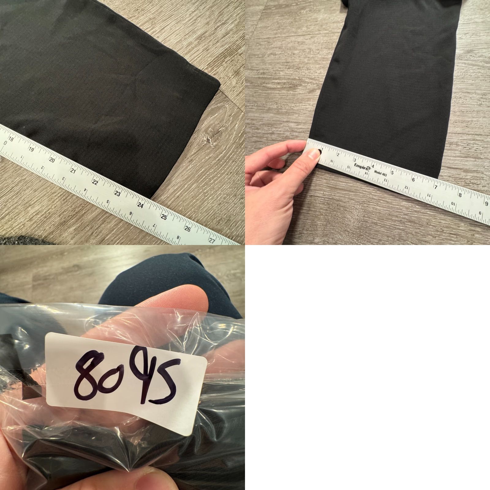 Zara Zara Pants Womens Large Black Viscose Twill Wide-Leg Ankle Casual Belted Pockets Adult 28in Inseam 24in Size 36" / US 14 / IT 50 - 8 Thumbnail