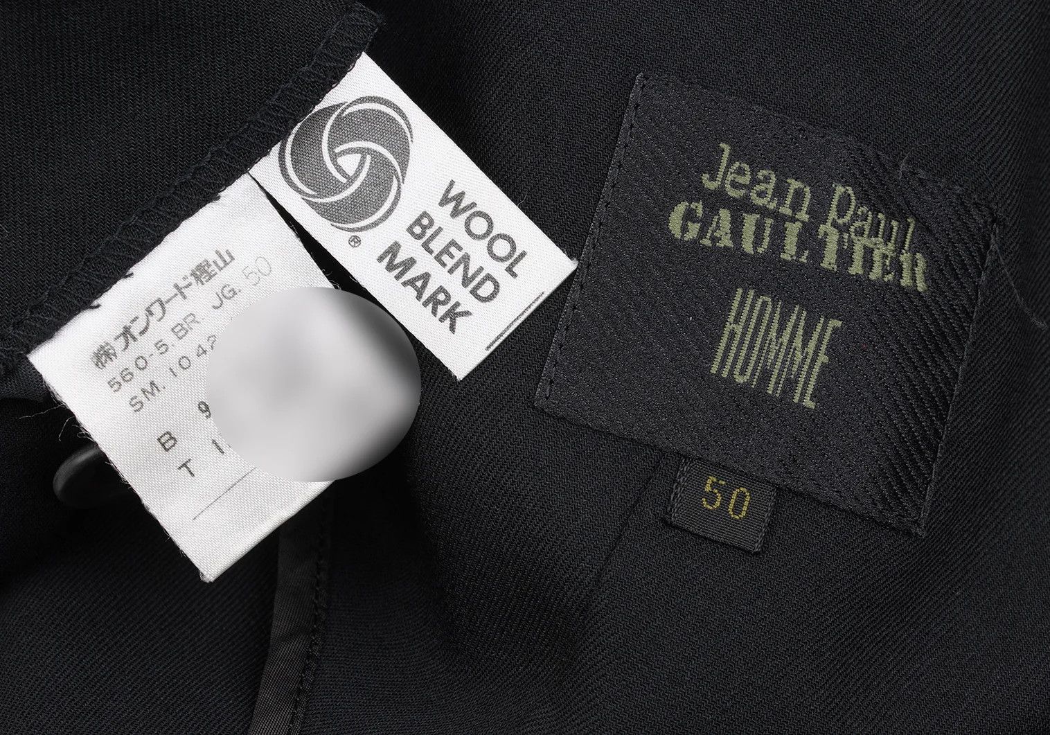Jean Paul Gaultier Wool Nylon Pocket Design 3-Button Jacket in Black 50 Size US M / EU 48-50 / 2 - 19 Thumbnail