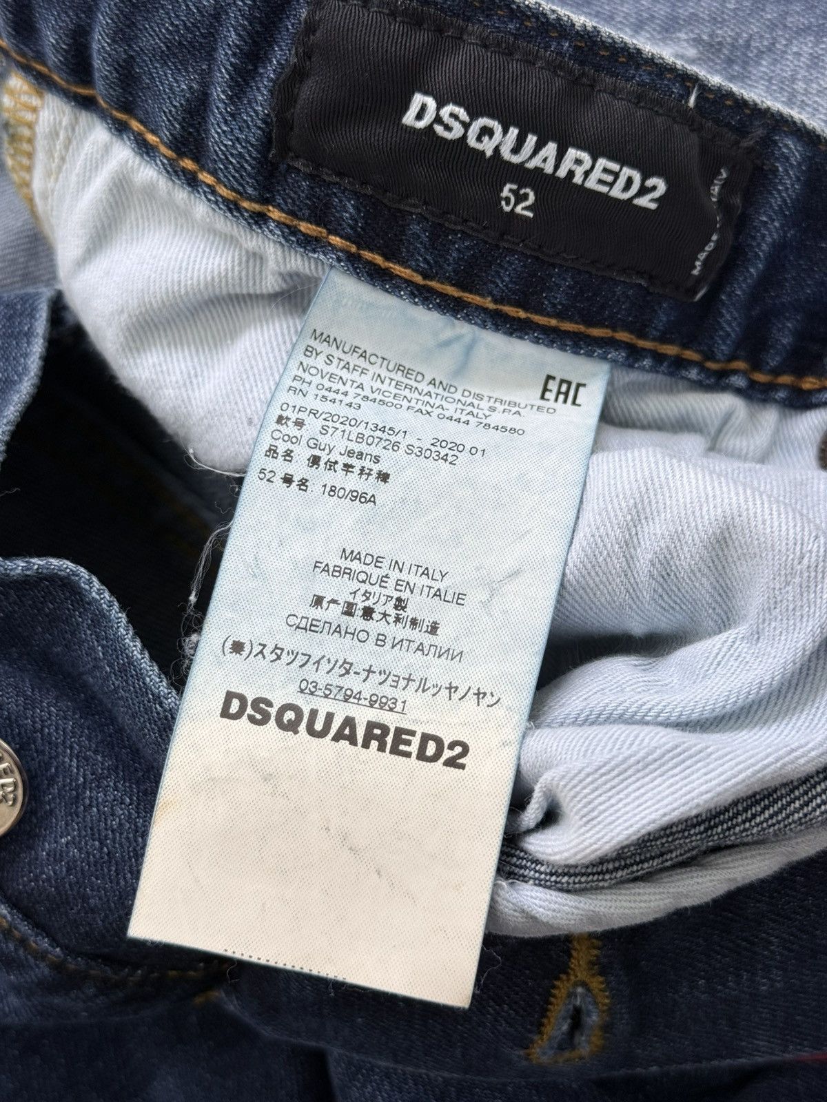 Dsquared2 Dsquared2 Washed Distressed Denim Jeans Amiri Style Size US 34 / EU 50 - 8 Thumbnail