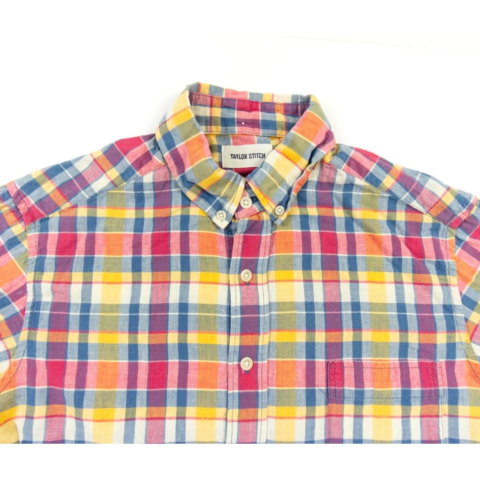 Taylor Stitch Taylor Stitch Shirt 38 Button-Down Long Sleeve Plaid Lightweight Cotton Multicolor Casual Mens Size US M / EU 48-50 / 2 - 2 Thumbnail