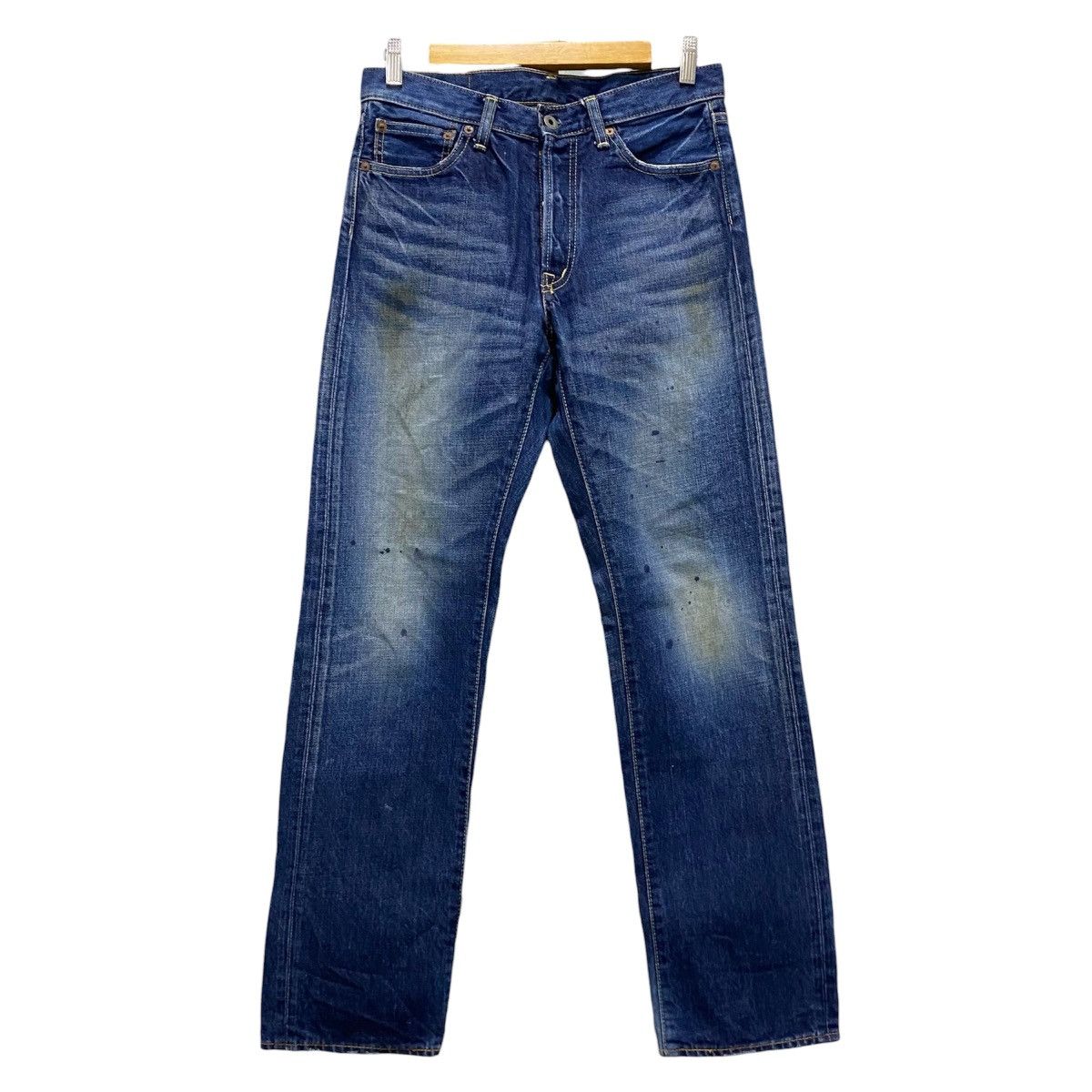 Journal Standard Vintage Journal Standard Japan Distressed Indigo Jeans Size US 30 / EU 46 - 1 Thumbnail