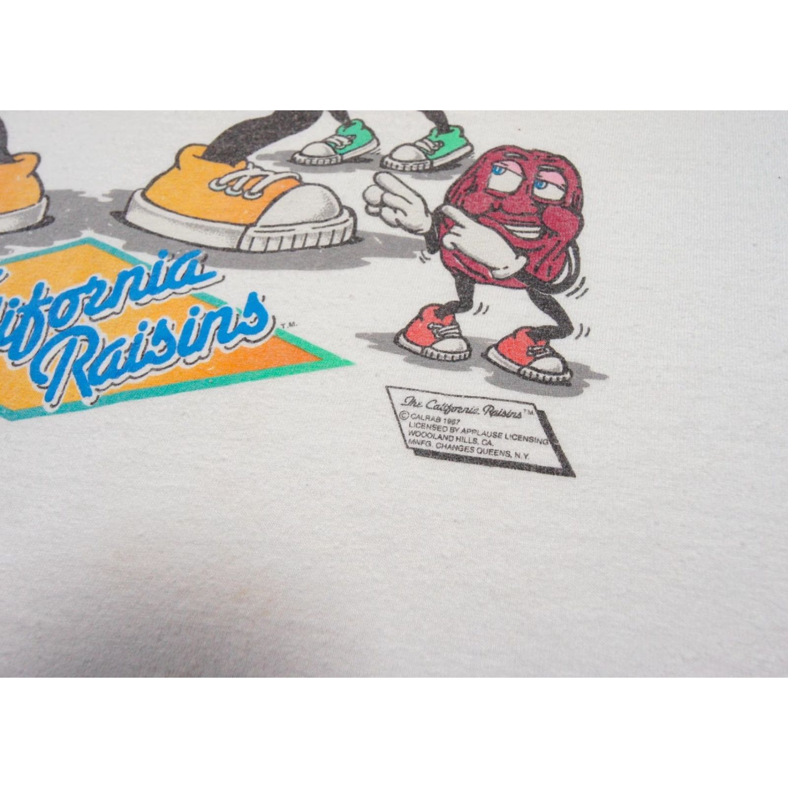 Changes VINTAGE California Raisins Shirt Mens XL White Graphic Tee 80s Cartoon Music Size US XL / EU 56 / 4 - 4 Thumbnail