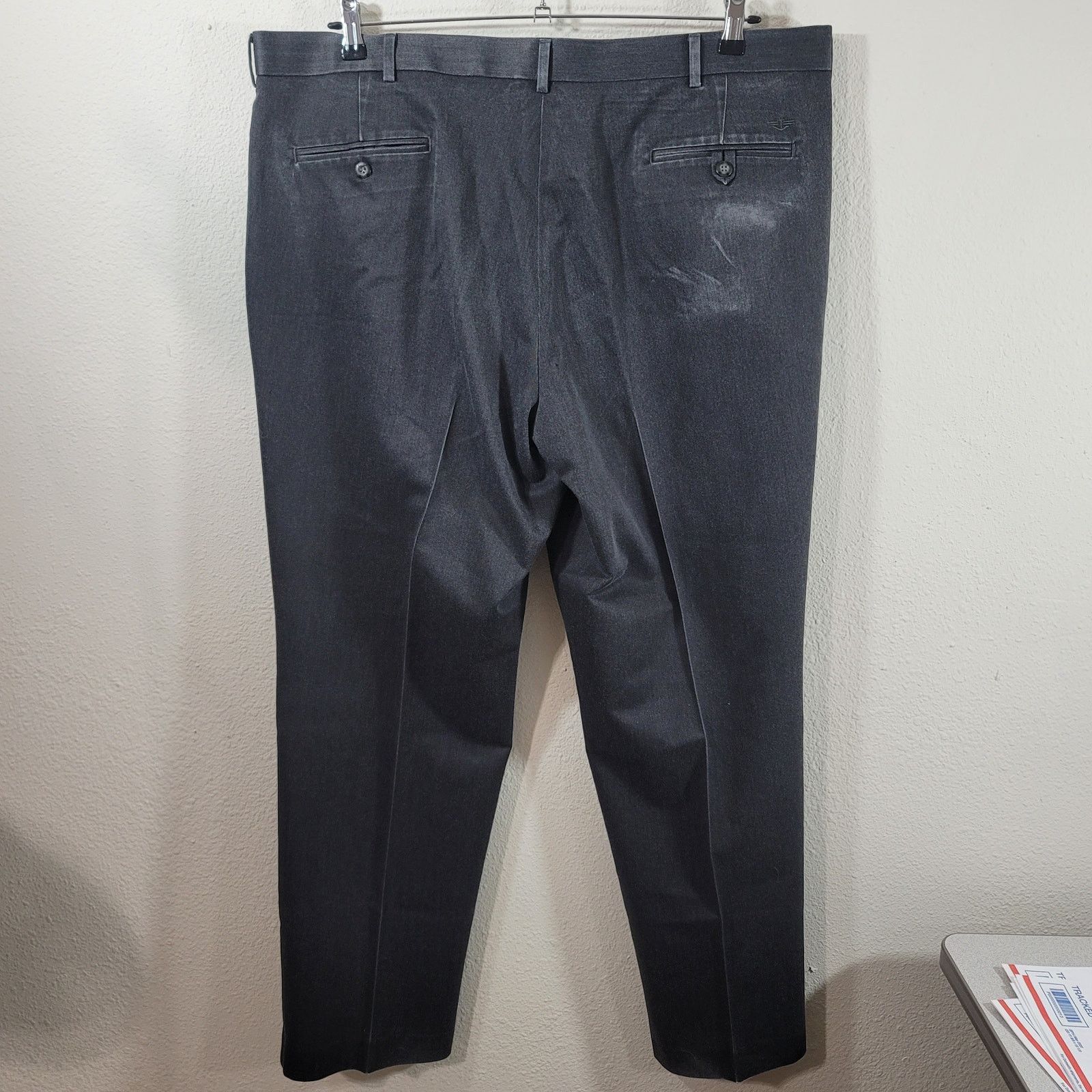Dockers Dockers Premium Charcoal Flat Front Dress Pants Size 42 Size US 42 / EU 58 - 2 Thumbnail