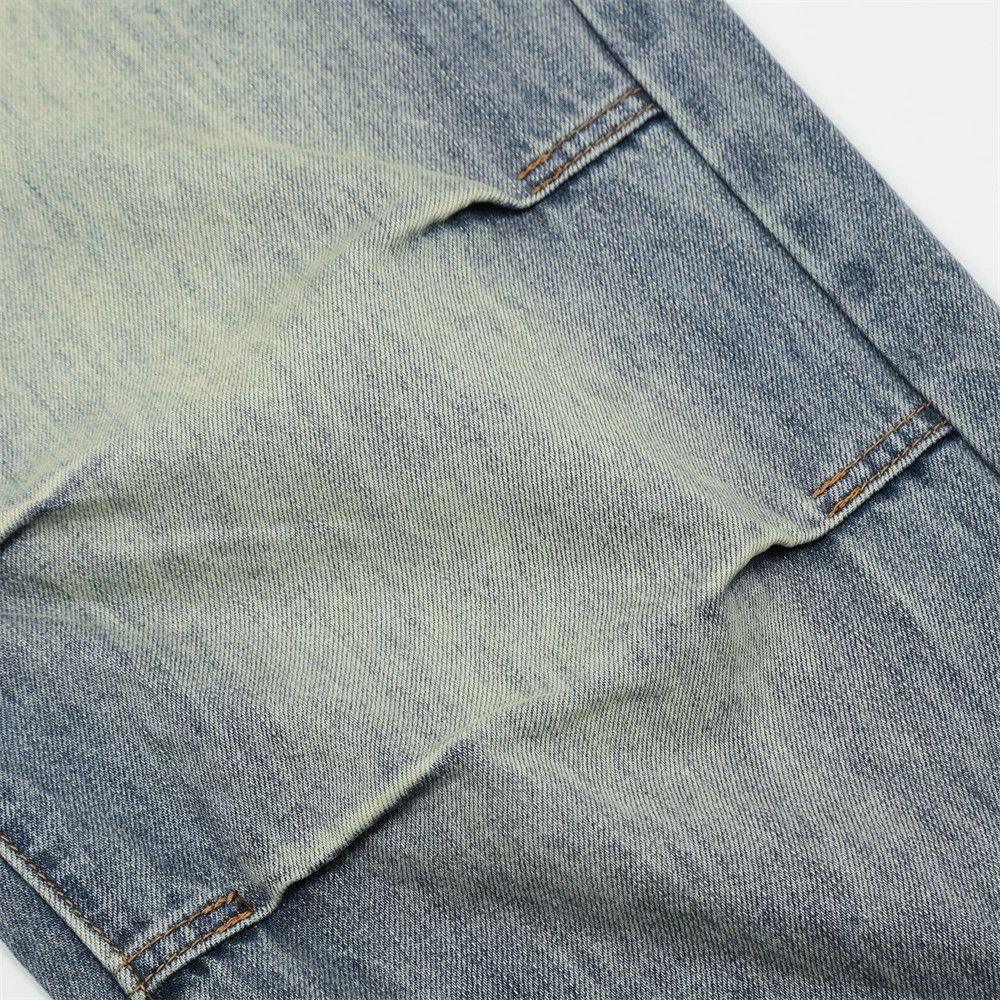 Vintage Men's cleanfit retro punk washed distressed flared jeans Size US 32 / EU 48 - 4 Thumbnail