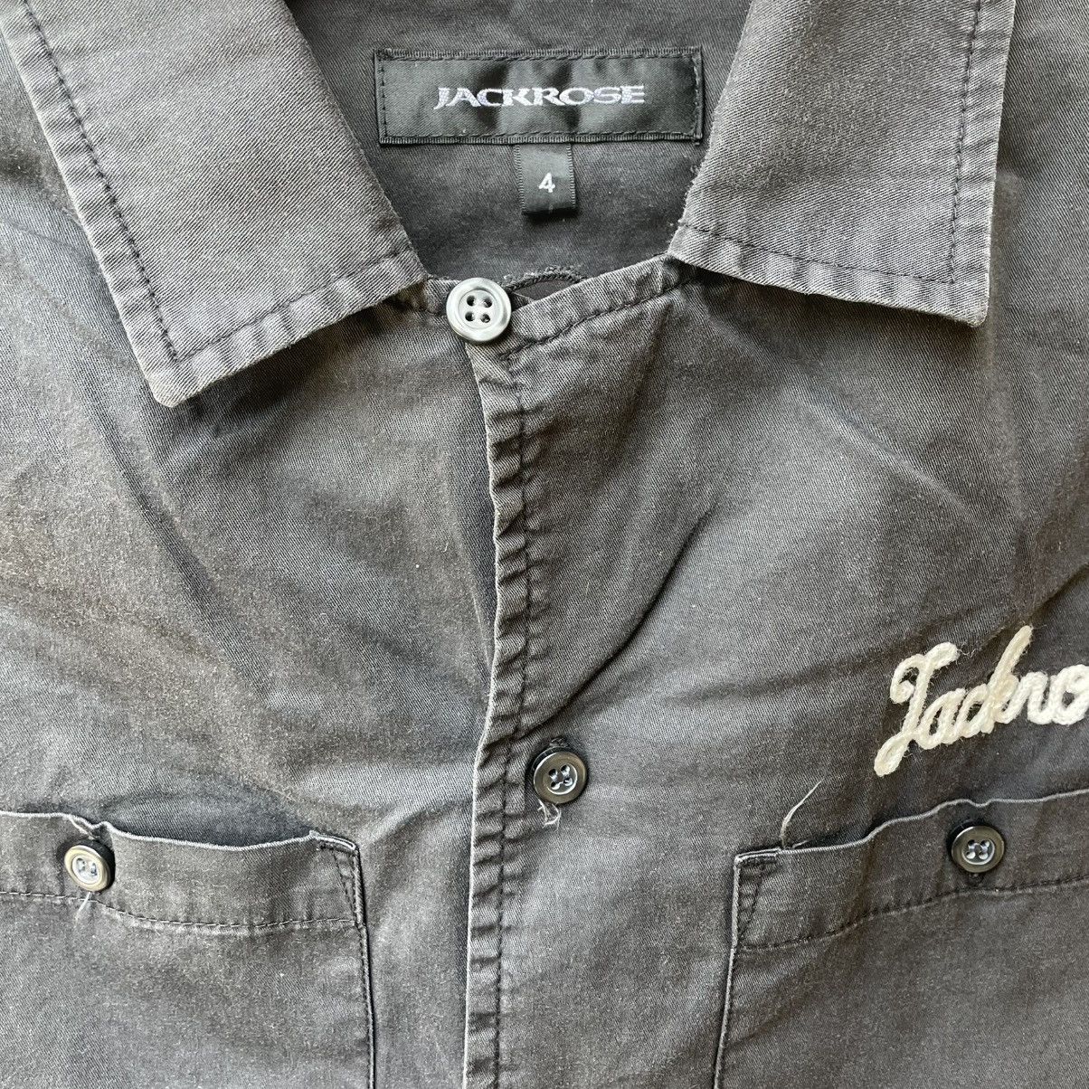 JACKROSE 🔥Jackrose Embroidered Spellout Buttons Up Bowling Shirts Size US S / EU 44-46 / 1 - 8 Thumbnail