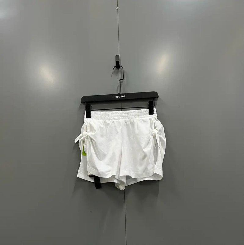 Miu Miu Miu Miu Summer White Cotton Logo Shorts 0089 Size 28" / US 6 / IT 42 - 1 Thumbnail