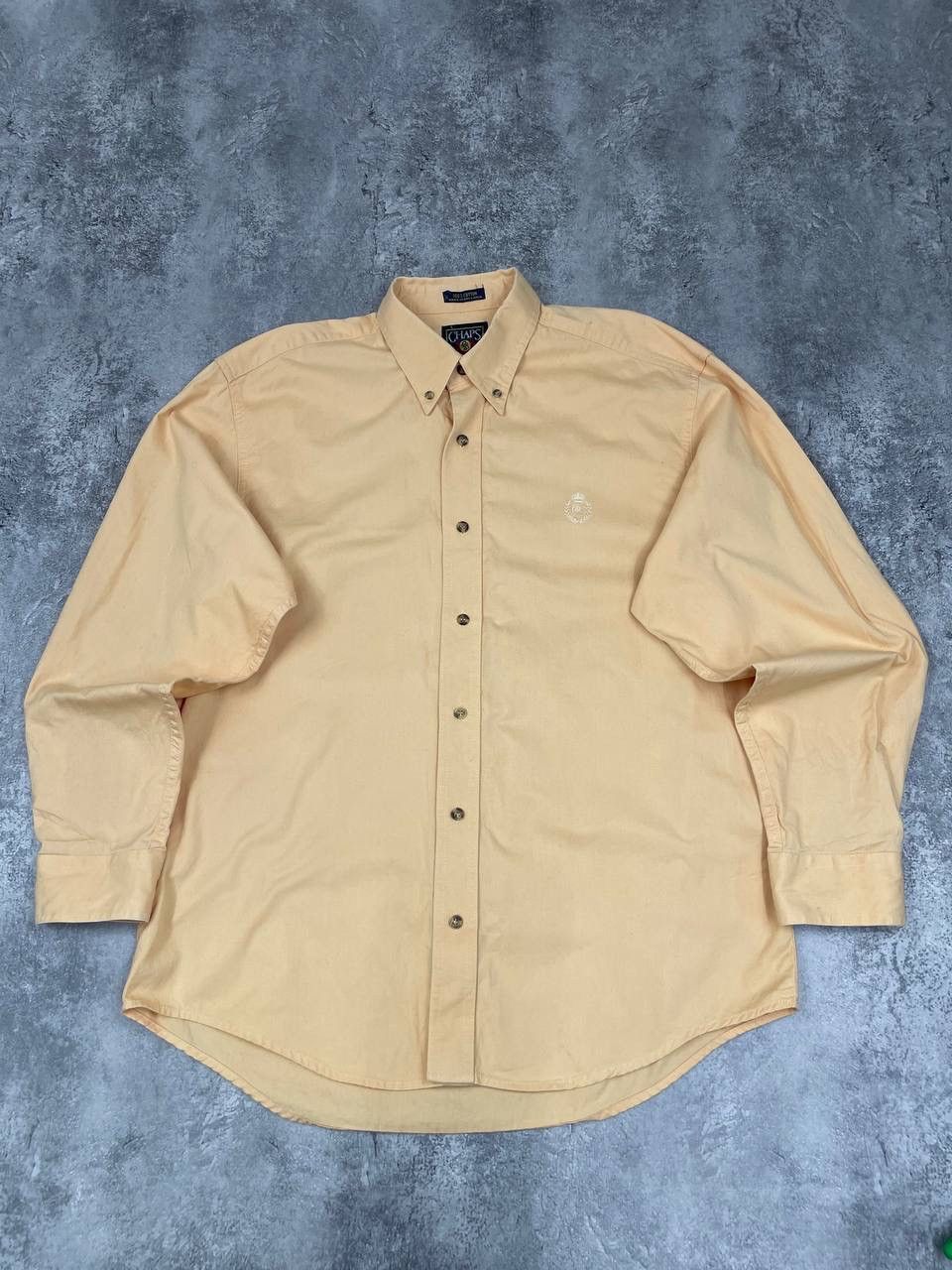 Chaps Ralph Lauren Chaps Ralph Lauren Vintage Men Shirt Button Down Yellow Size US L / EU 52-54 / 3 - 1 Thumbnail