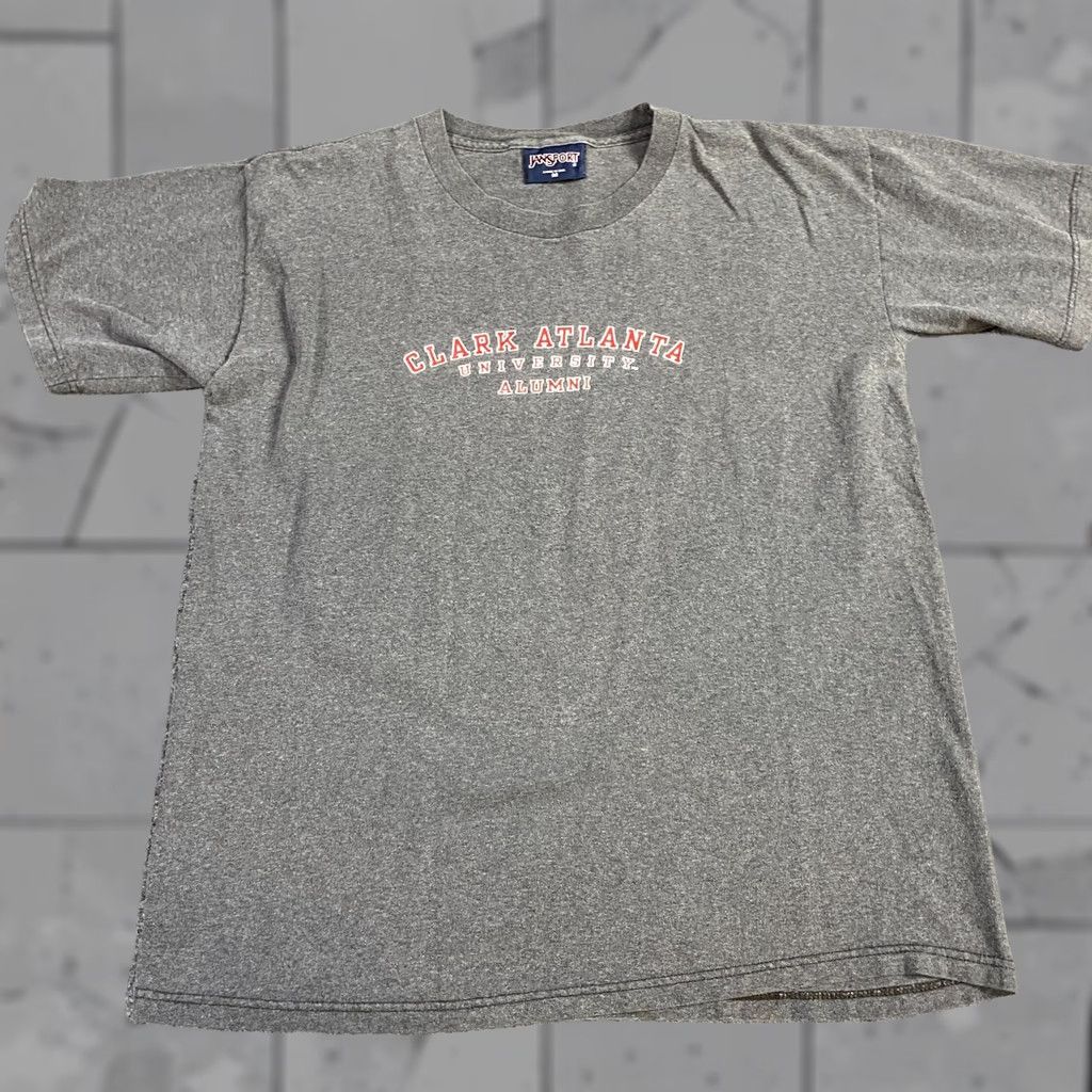 Vintage VINTAGE Clark Atlanta University T-Shirt M Gray Unisex Alumni USA Made Short Sleeve Crew Neck Jersey Cotton Size US M / EU 48-50 / 2 - 1 Thumbnail