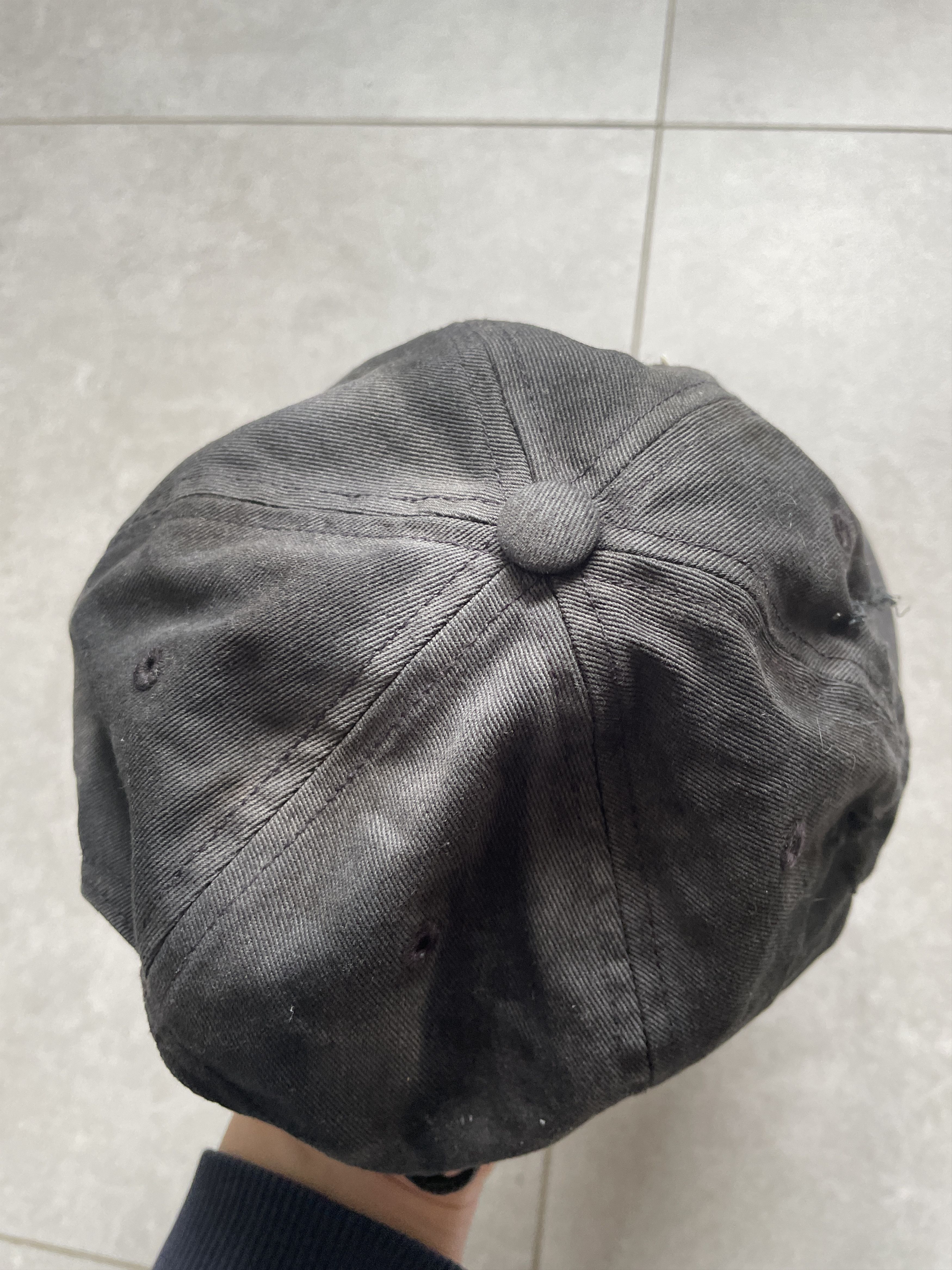 Yohji Yamamoto Y2K ADIDAS X YOHJI YAMAMOTO BLACK DISTRESSED CAP Size ONE SIZE - 2 Thumbnail