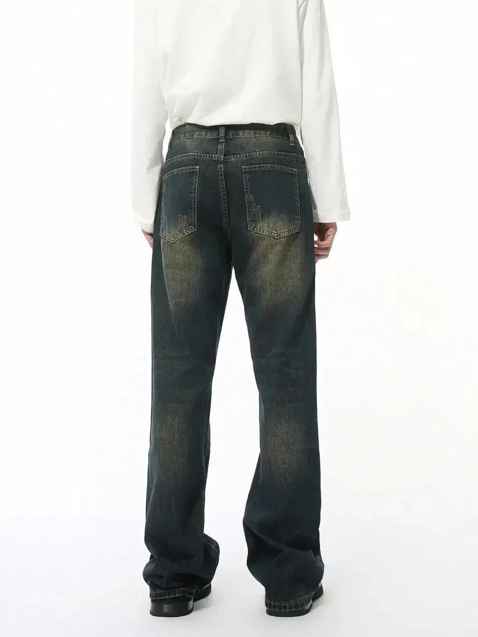 Japanese Brand Retro loose high street micro flared jeans Size US 32 / EU 48 - 2 Thumbnail