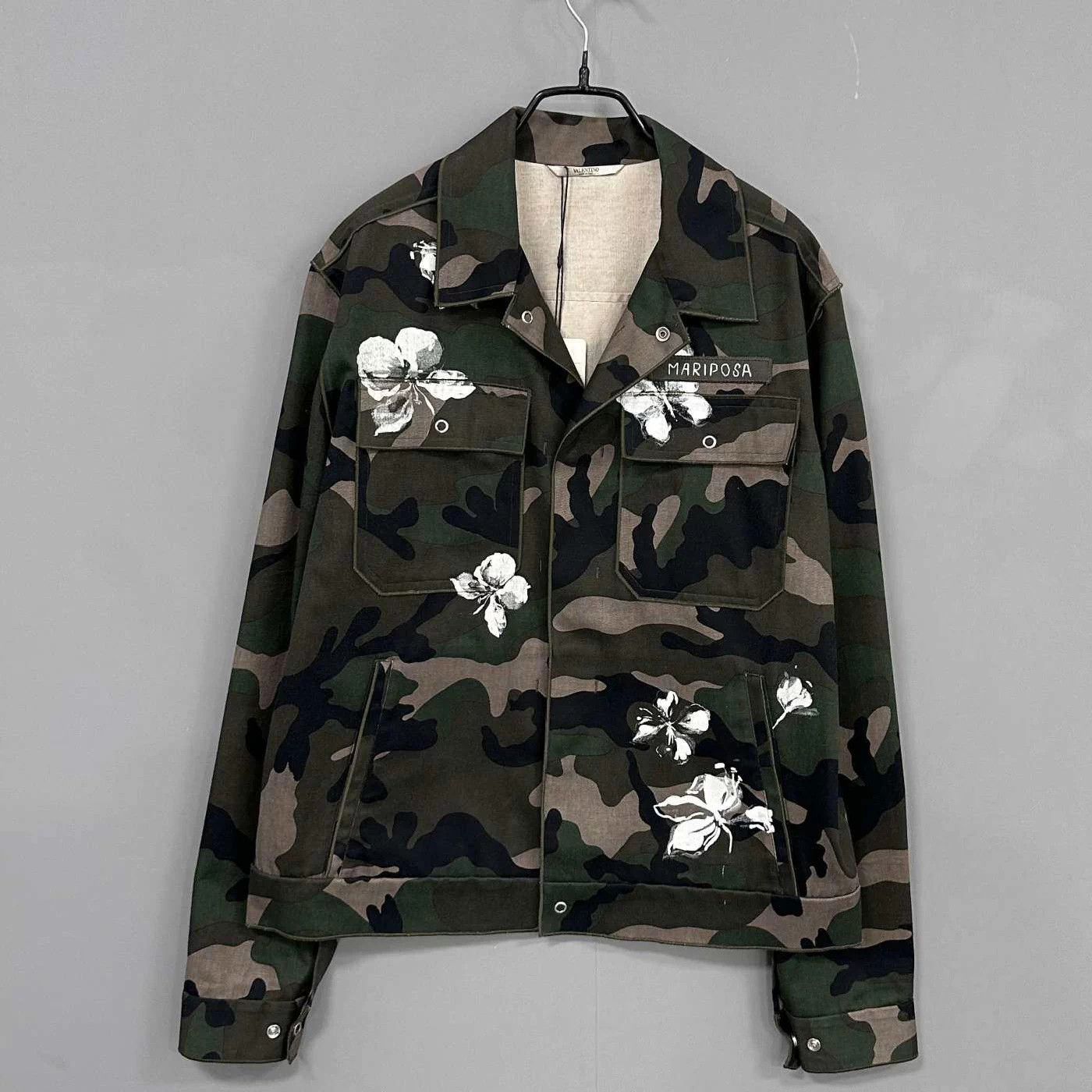 Valentino Valentino Camo Butterfly Jacket 48 Size US M / EU 48-50 / 2 - 1 Thumbnail