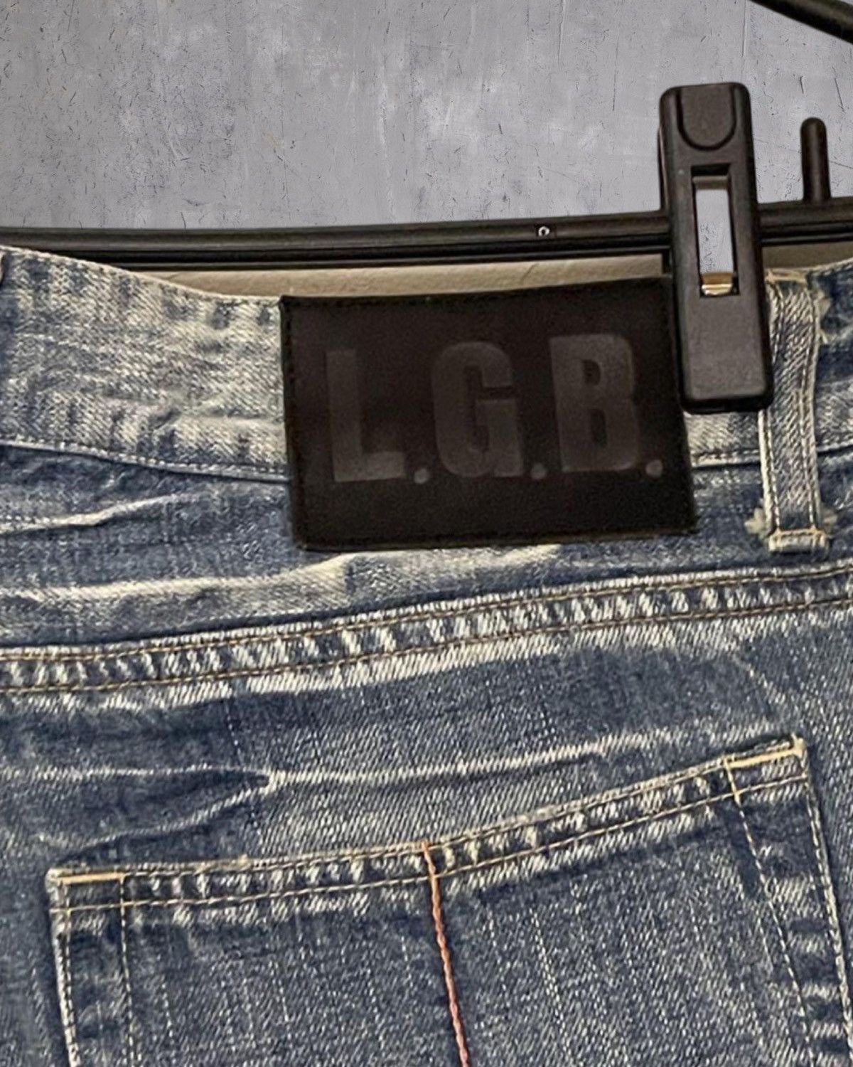 If Six Was Nine × Japanese Brand × Le Grande Bleu (L.G.B.) L.G.B flare denim Size US 27 - 6 Thumbnail