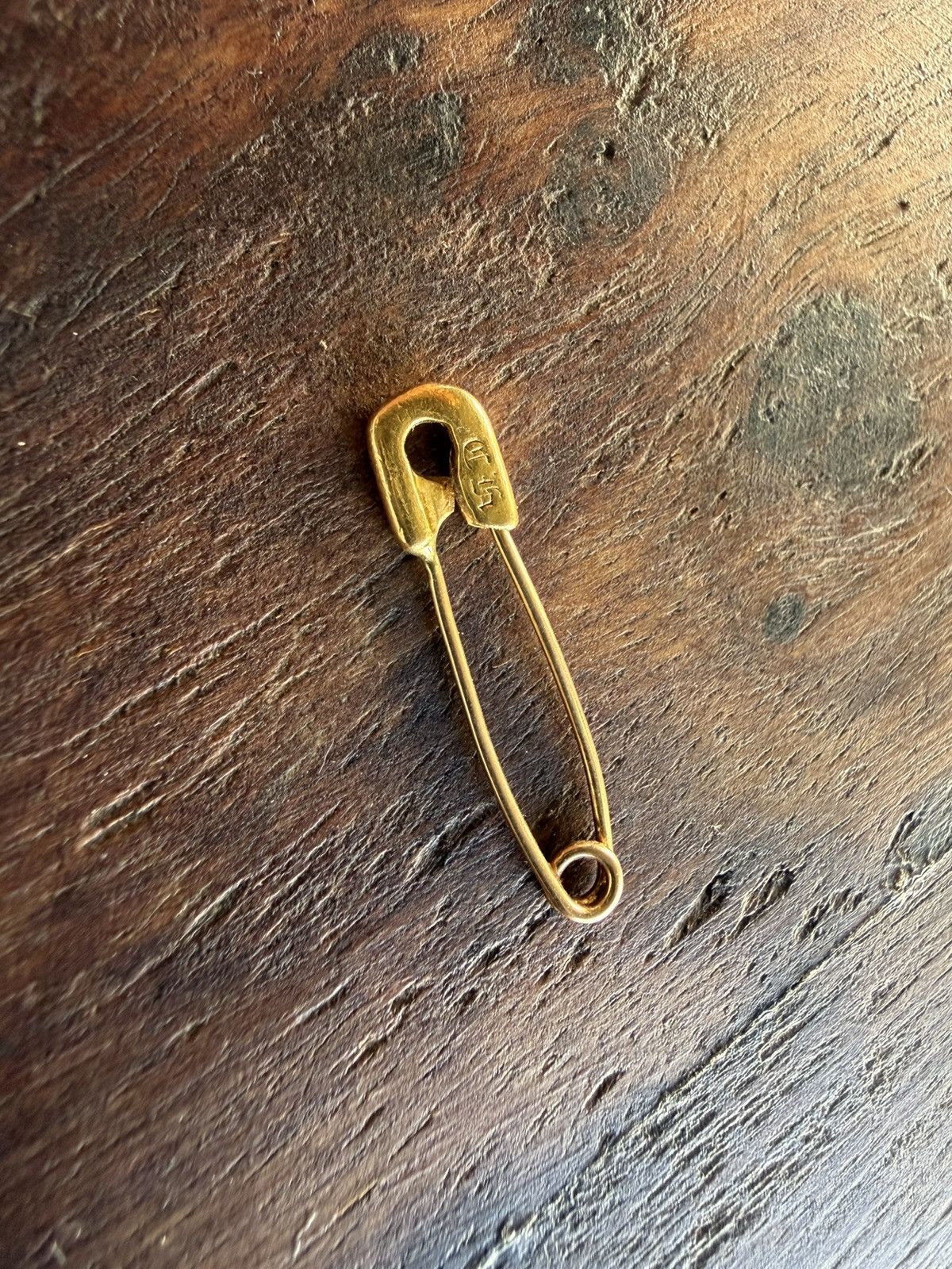 Chrome Hearts Chrome Hearts 22k gold safety pin Size ONE SIZE - 5 Thumbnail