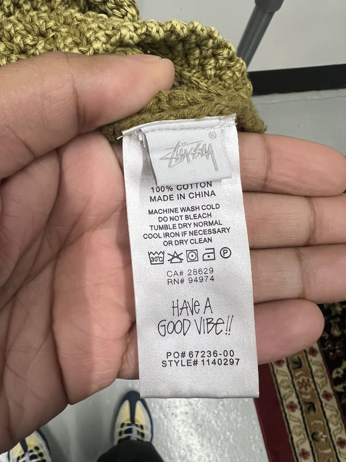 Stussy Stussy knitted Too Beige Size M Size US M / EU 48-50 / 2 - 5 Thumbnail
