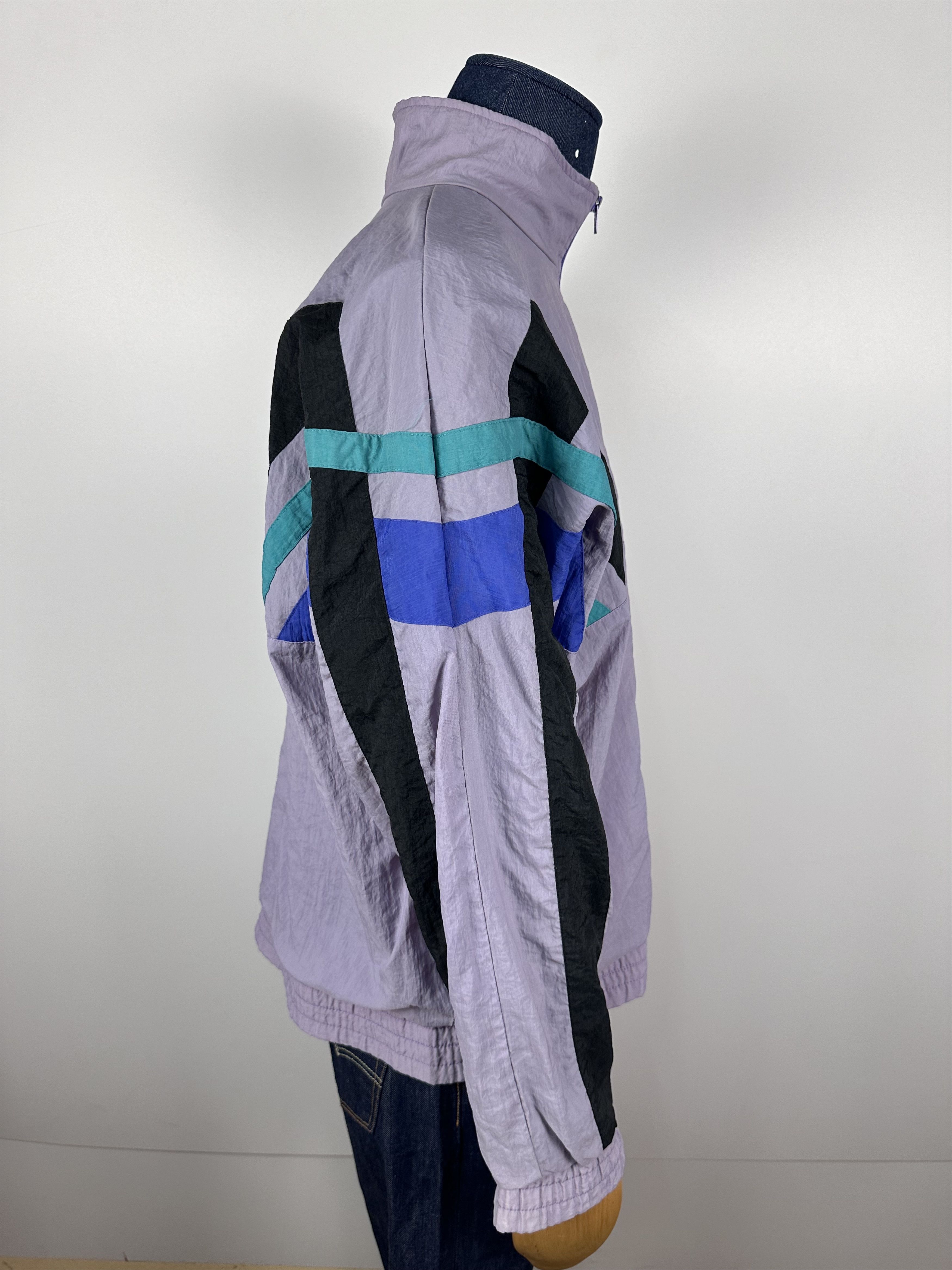 Adidas × Vintage Adidas Originals Vintage 90s Purple Nylon Track Top Jacket Size US M / EU 48-50 / 2 - 9 Thumbnail
