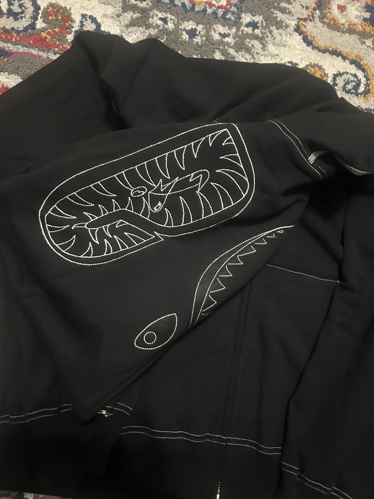 Bape BAPE Exclusive GOAT Contrast Stitching Hoodie Size US L / EU 52-54 / 3 - 8 Thumbnail