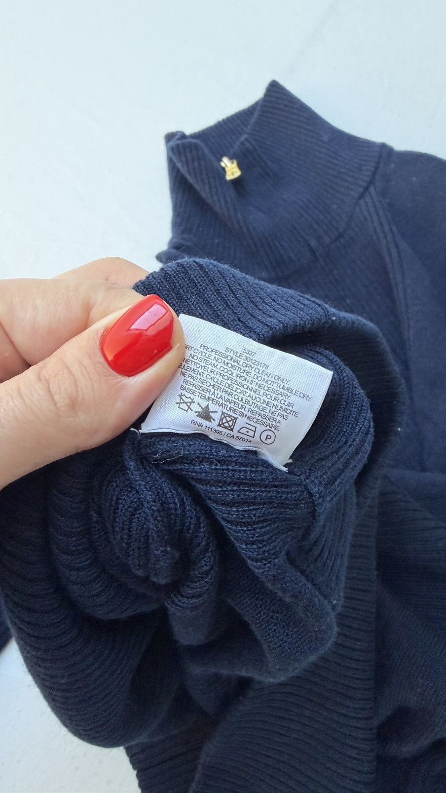 Tory Burch Tory Burch Ribbed Half-Zip Knit Sweater XS Size XS / US 0-2 / IT 36-38 - 8 Thumbnail
