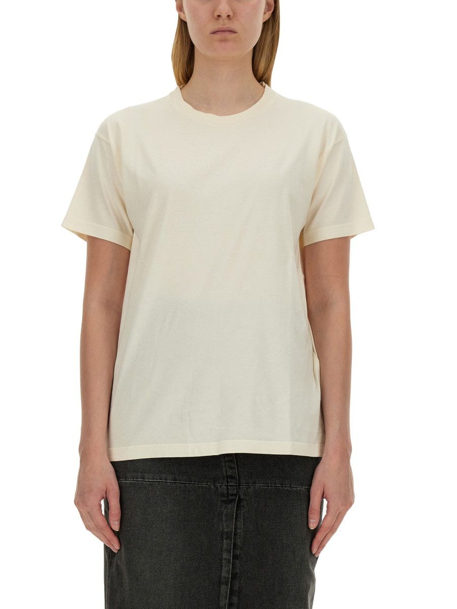 Maison Margiela MAISON MARGIELA JERSEY T-SHIRT - POWDER Size S / US 4 / IT 40 - 1 Thumbnail
