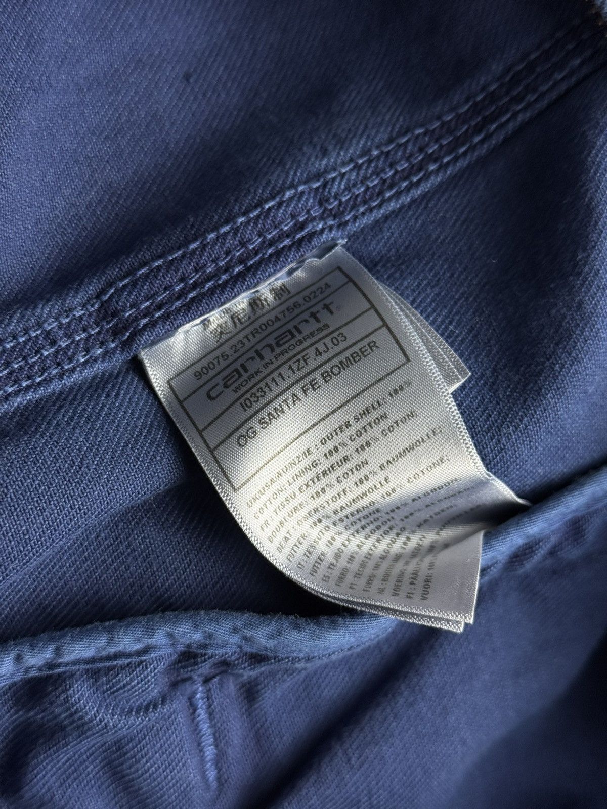 Carhartt Wip Carhartt WIP OG Santa Fe Bomber Blue Size US S / EU 44-46 / 1 - 8 Thumbnail