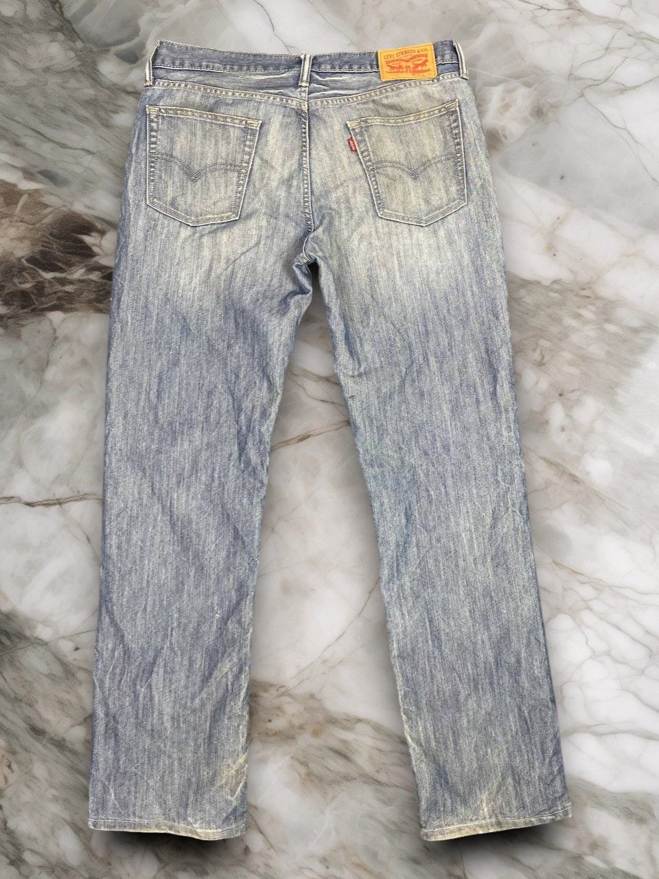 Levi's levis 514 pain splatter nice design denim Size US 36 / EU 52 - 2 Thumbnail