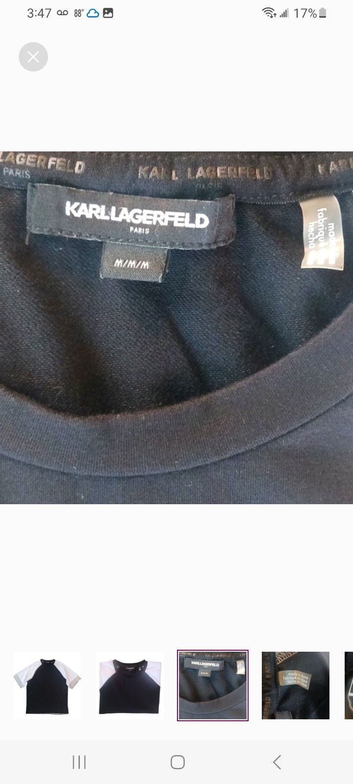 Karl Lagerfeld KARL LAGERFIELD PARIS T-Shirt Size US M / EU 48-50 / 2 - 3 Thumbnail