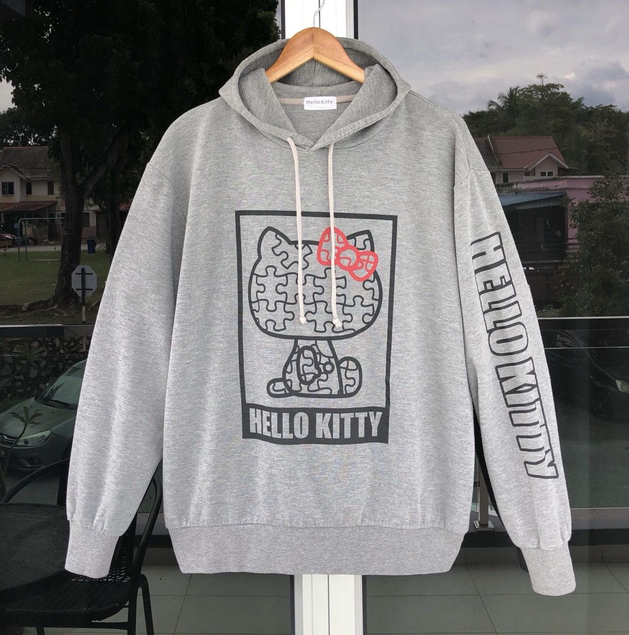 Cartoon Network Hello Kitty Big Logo Spellout Cartoon Hoodies Size US XL / EU 56 / 4 - 1 Thumbnail