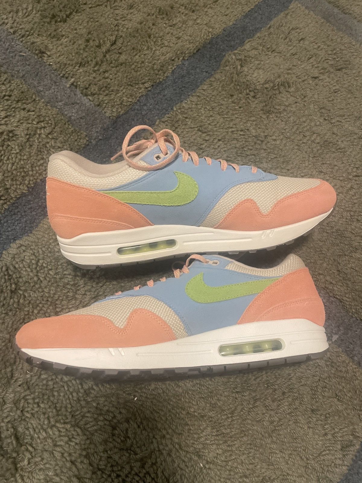 Nike Like New Multicolor Pastel Air Max 1 Size US 13 / EU 46 - 5 Thumbnail