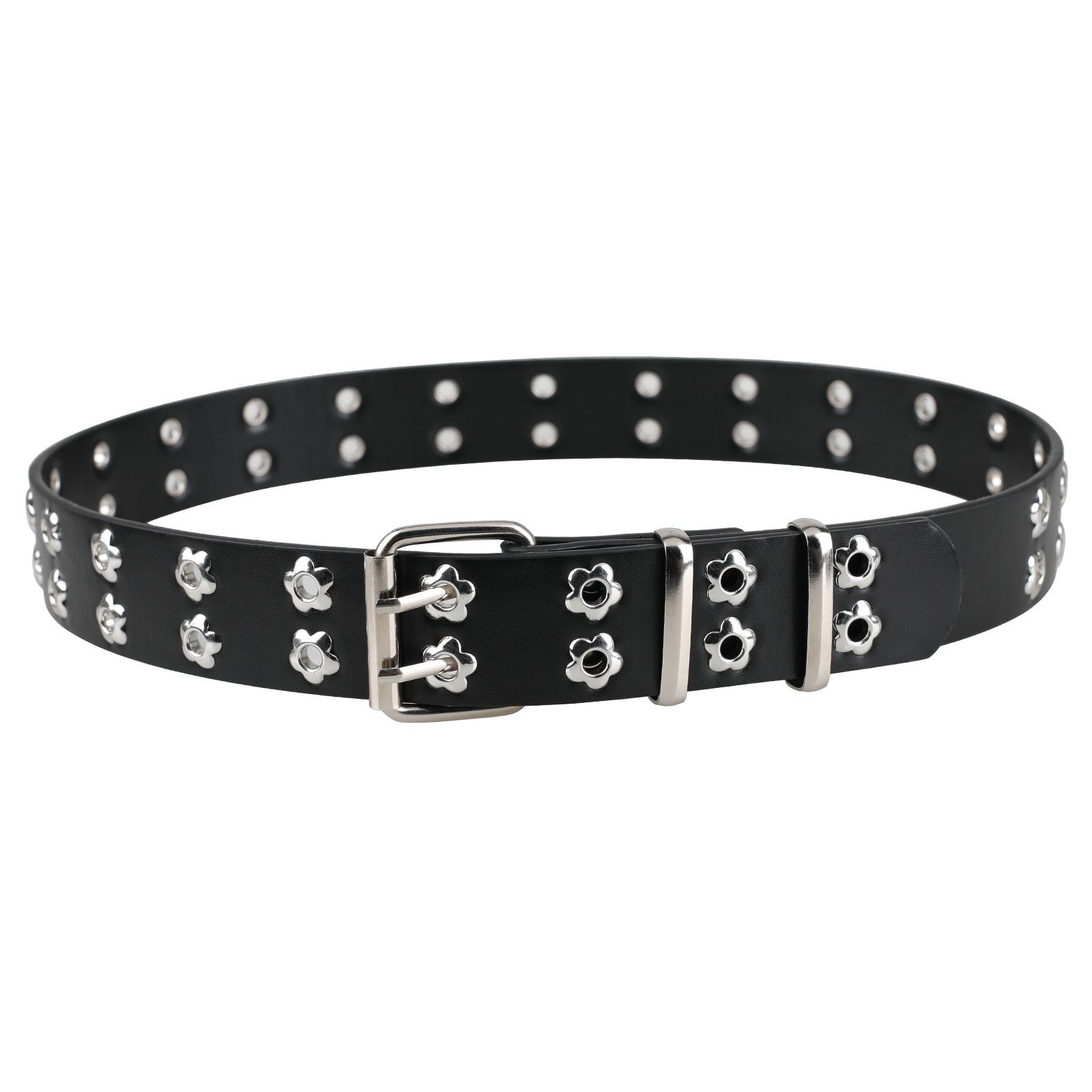 VIBE Modern Vintage Belt Riveted Belts Menswear Accessories Size ONE SIZE - 2 Thumbnail