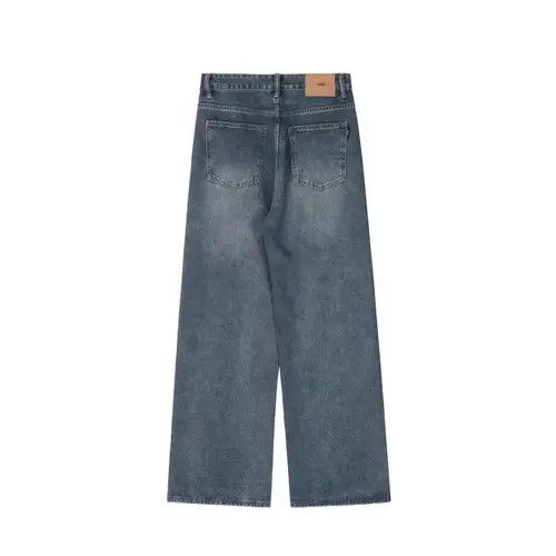 Japanese Brand × Jean Pants Men's washed distressed casual straight jeans Size US 32 / EU 48 - 2 Thumbnail