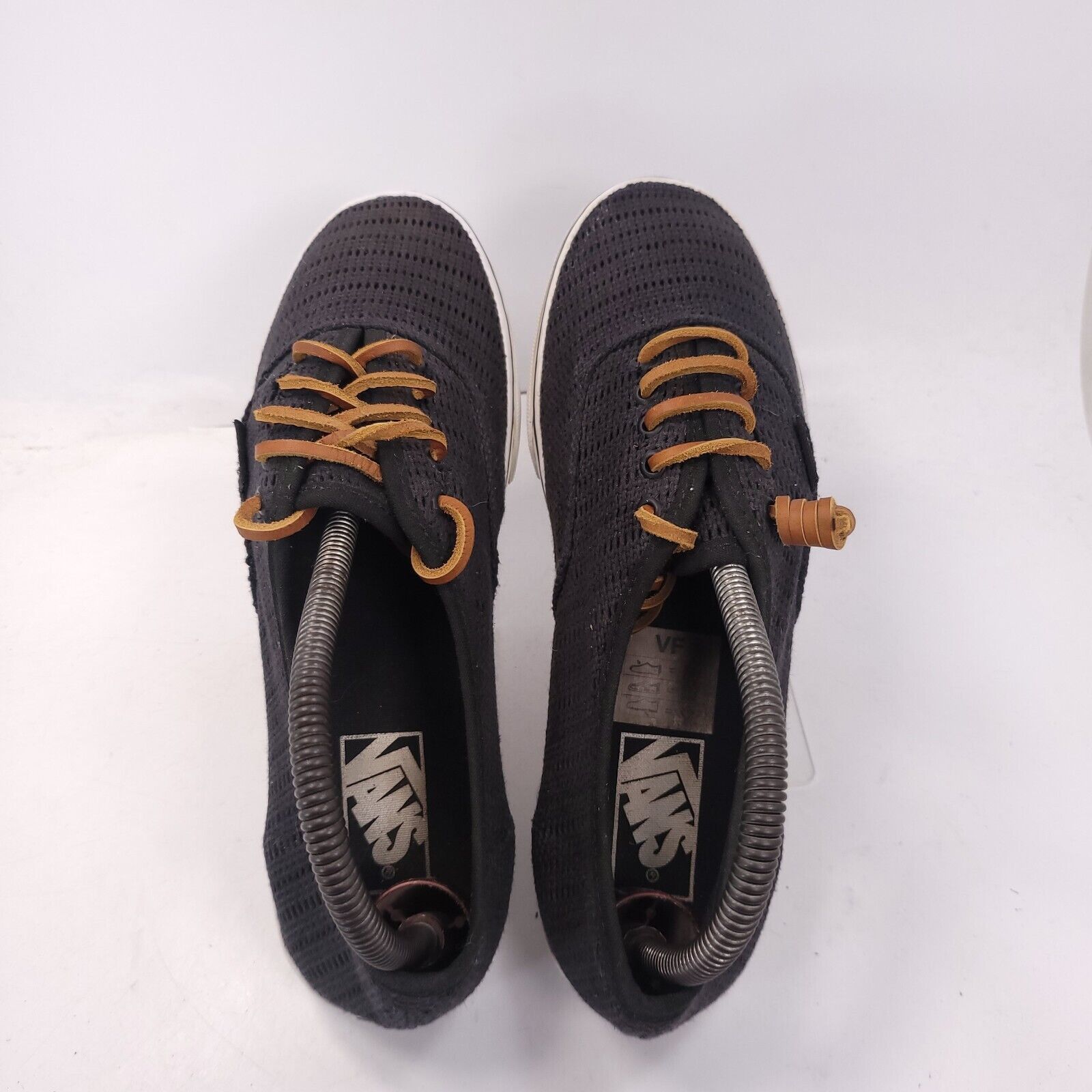 Vans Vans Off the Wall Shoe Womens Size 8.5 Mens 7 TB9C Black Size US 8.5 / IT 38.5 - 4 Thumbnail