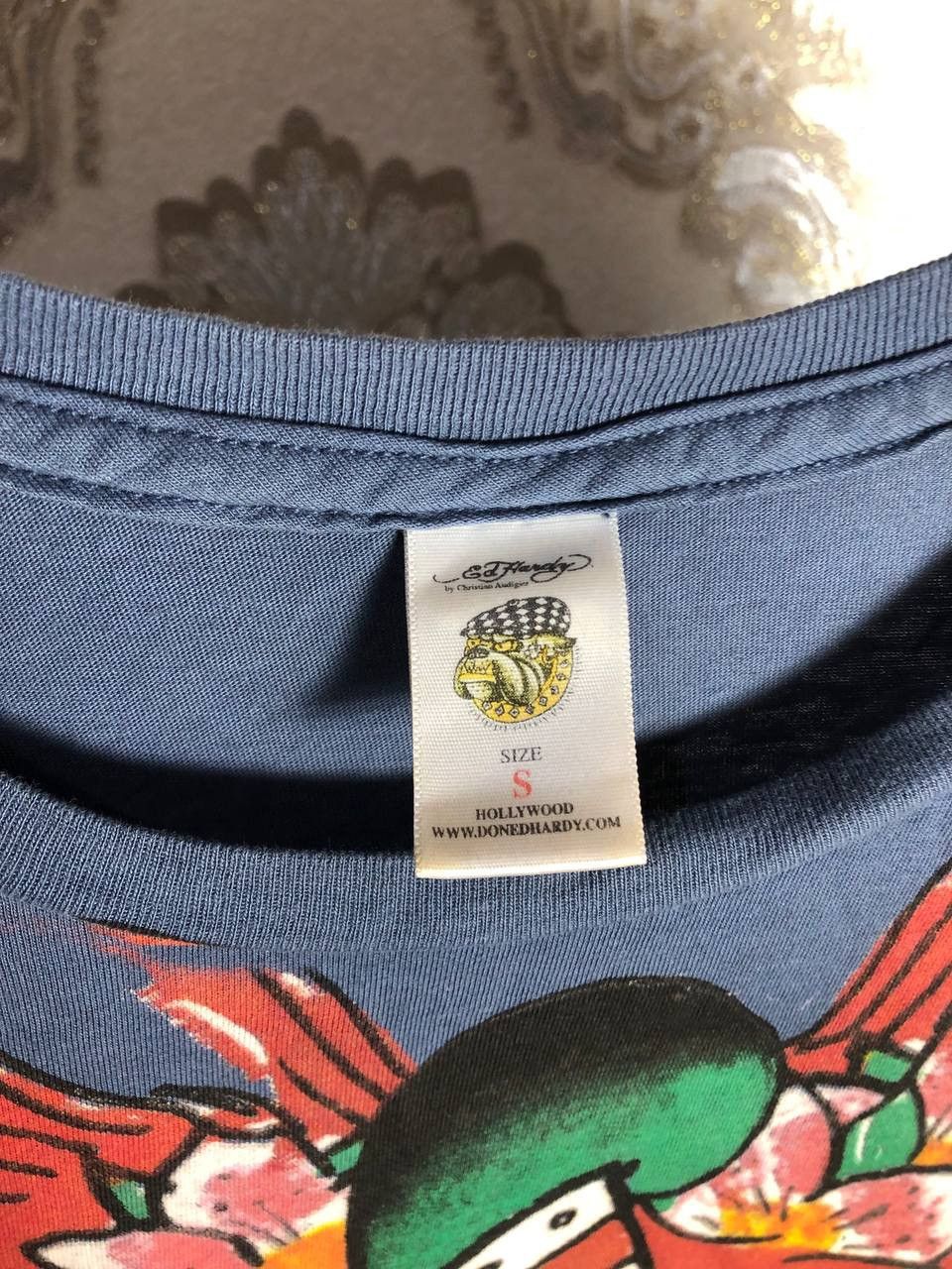 Ed Hardy × Vintage VERY RARE ED HARDY BY CHRISTIAN AUDIGIER DESIGNER T-SHIRT Size US S / EU 44-46 / 1 - 4 Thumbnail