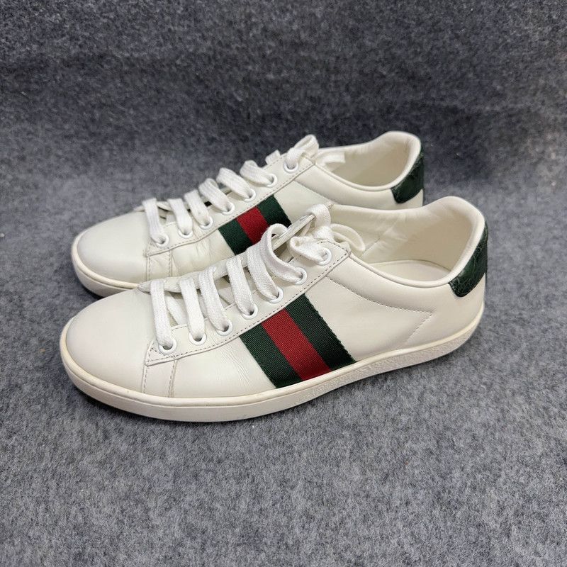 Gucci Gucci Ace Low-Top Leather Sneakers for Women -2508 Size US 5 / IT 35 - 1 Thumbnail