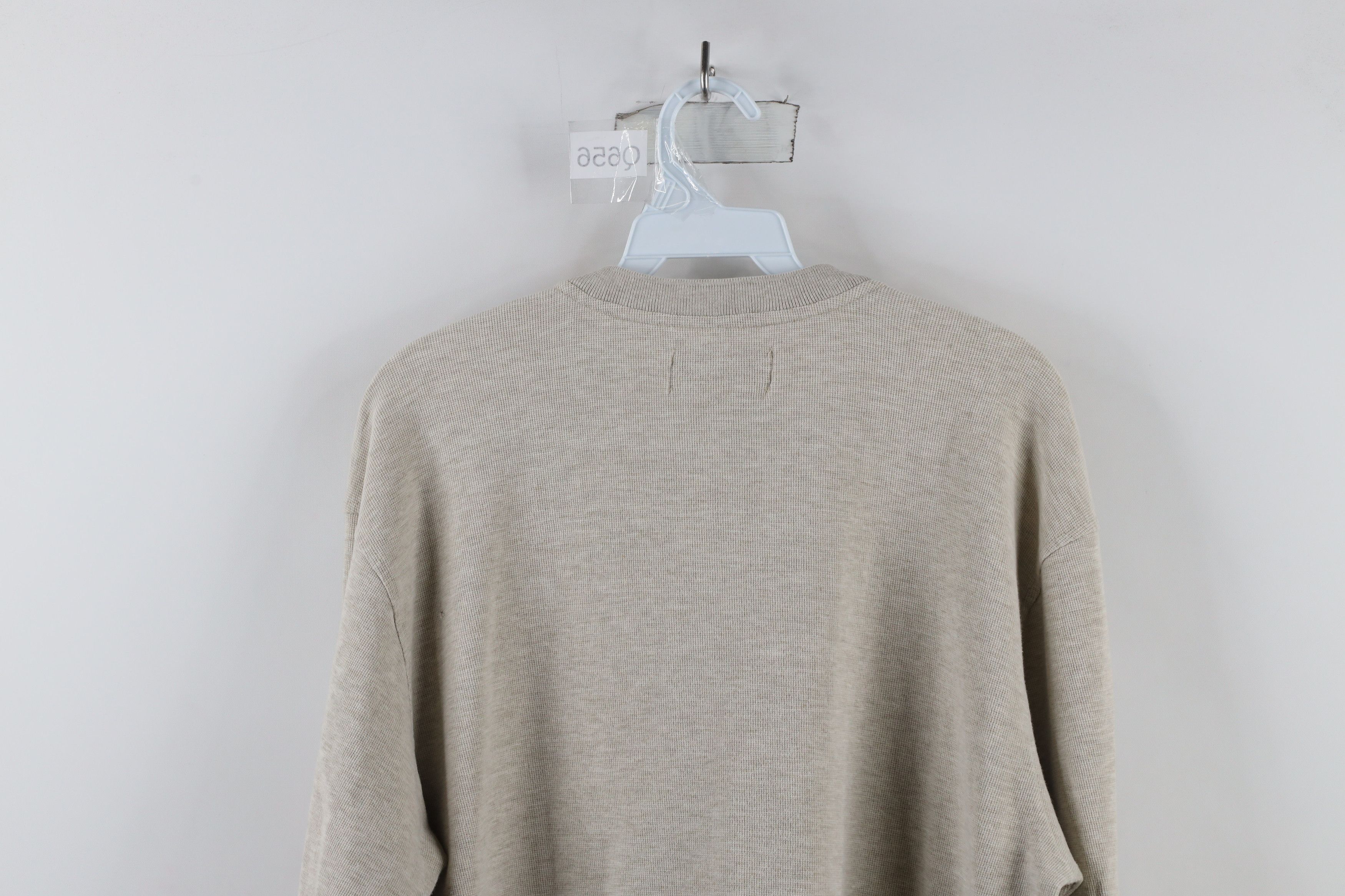 Vintage Vintage 90s Streetwear Knit Long Sleeve Henley T-Shirt Size US L / EU 52-54 / 3 - 11 Thumbnail