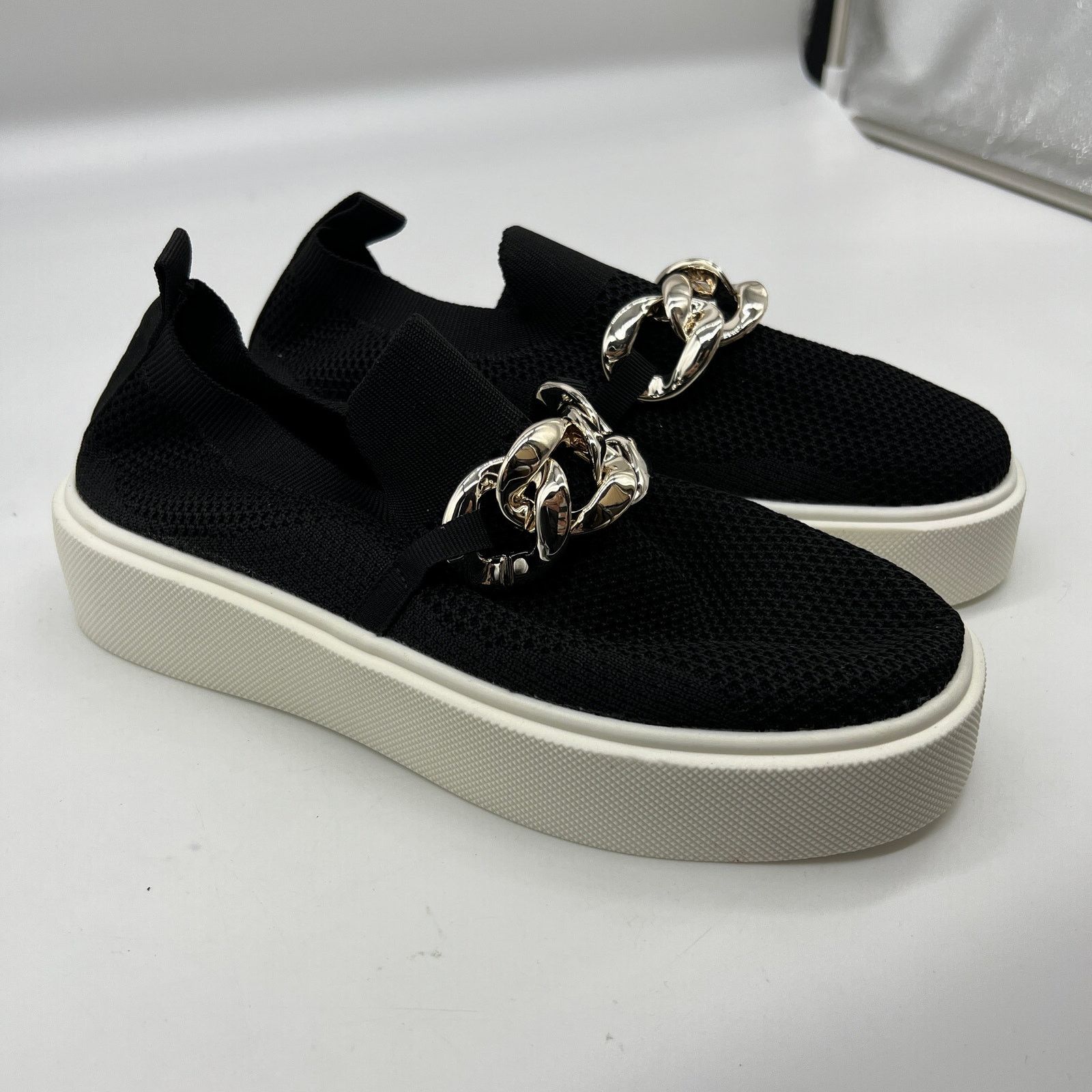 Other Sneakers Trendy Mesh Loafers Breathable Slip on Shoes Black Size US 8 / IT 38 - 4 Thumbnail