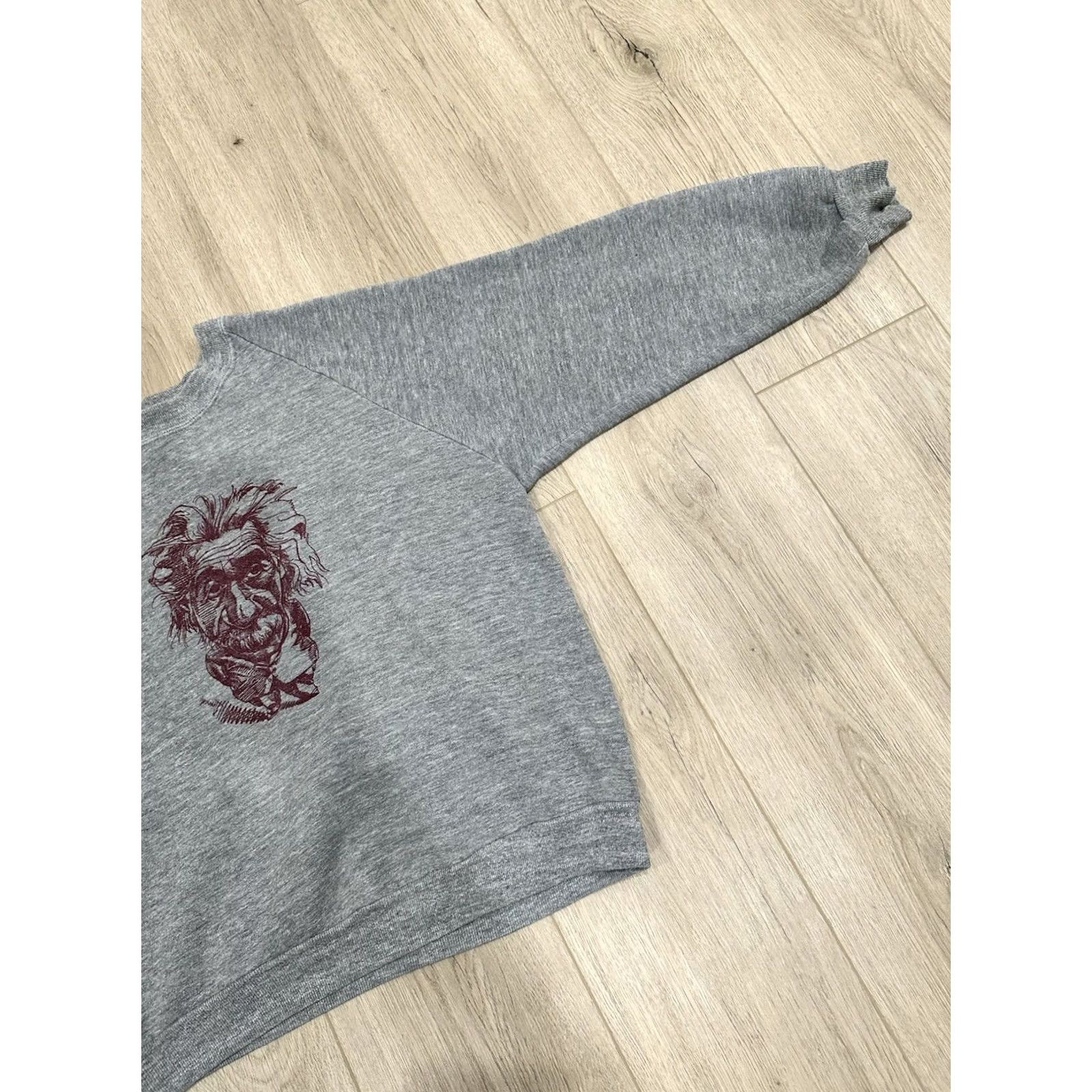 Russell Athletic VINTAGE Russell Athletic Sweatshirt Raglan Large Gray 1970s USA Jerzees Graphic Print Men L White? Size US L / EU 52-54 / 3 - 2 Thumbnail