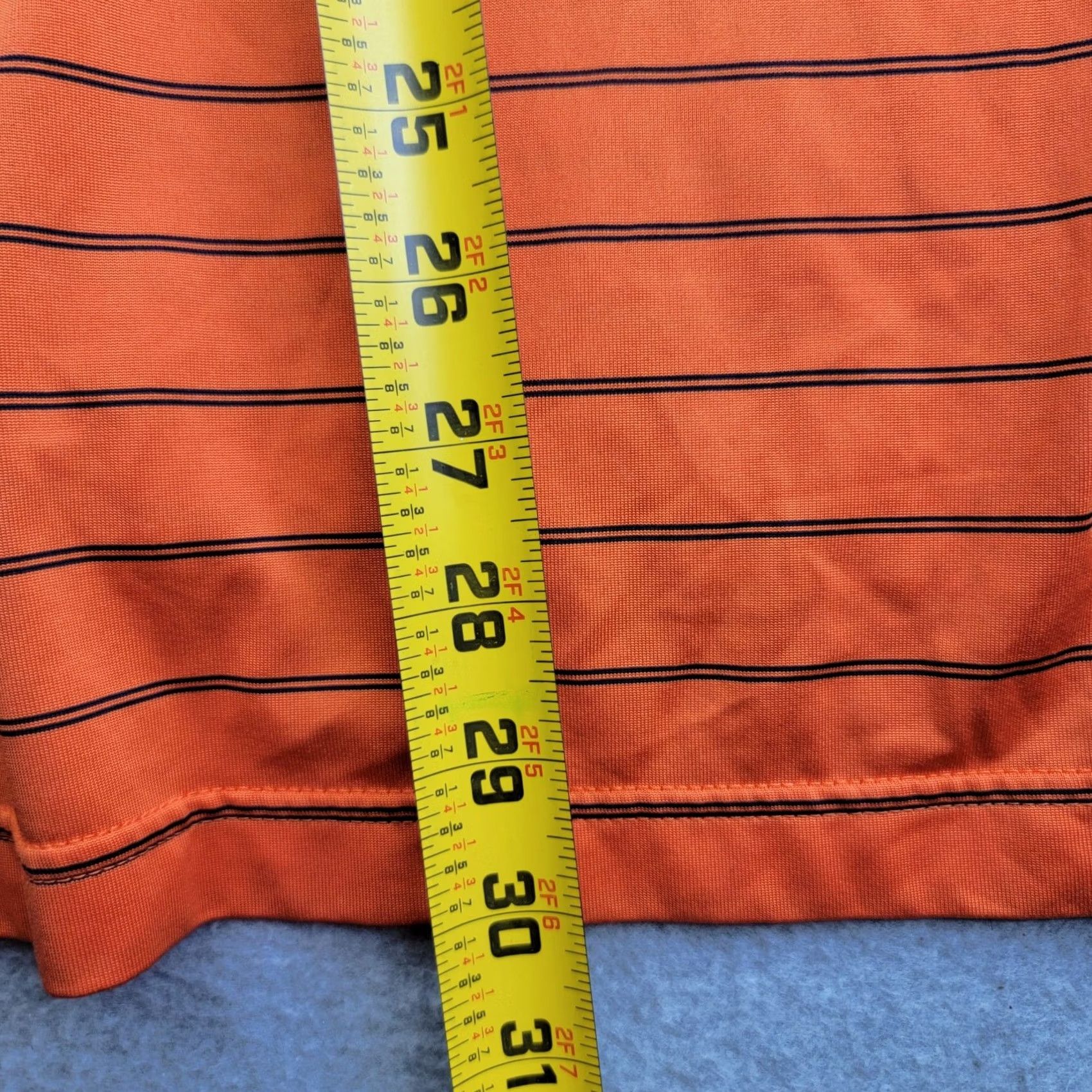 Adidas Adidas Polo Shirt Mens XL Orange Striped ClimaCool Short Sleeve Golf Athletic Size US XL / EU 56 / 4 - 4 Thumbnail