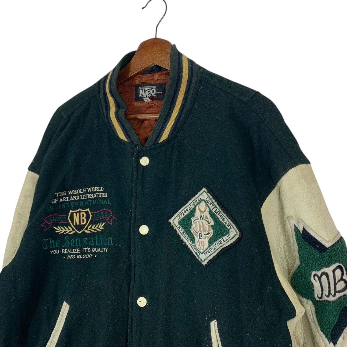 If Six Was Nine Vintage Neo Blood Tokyo Bomber Jacket Size US M / EU 48-50 / 2 - 4 Thumbnail