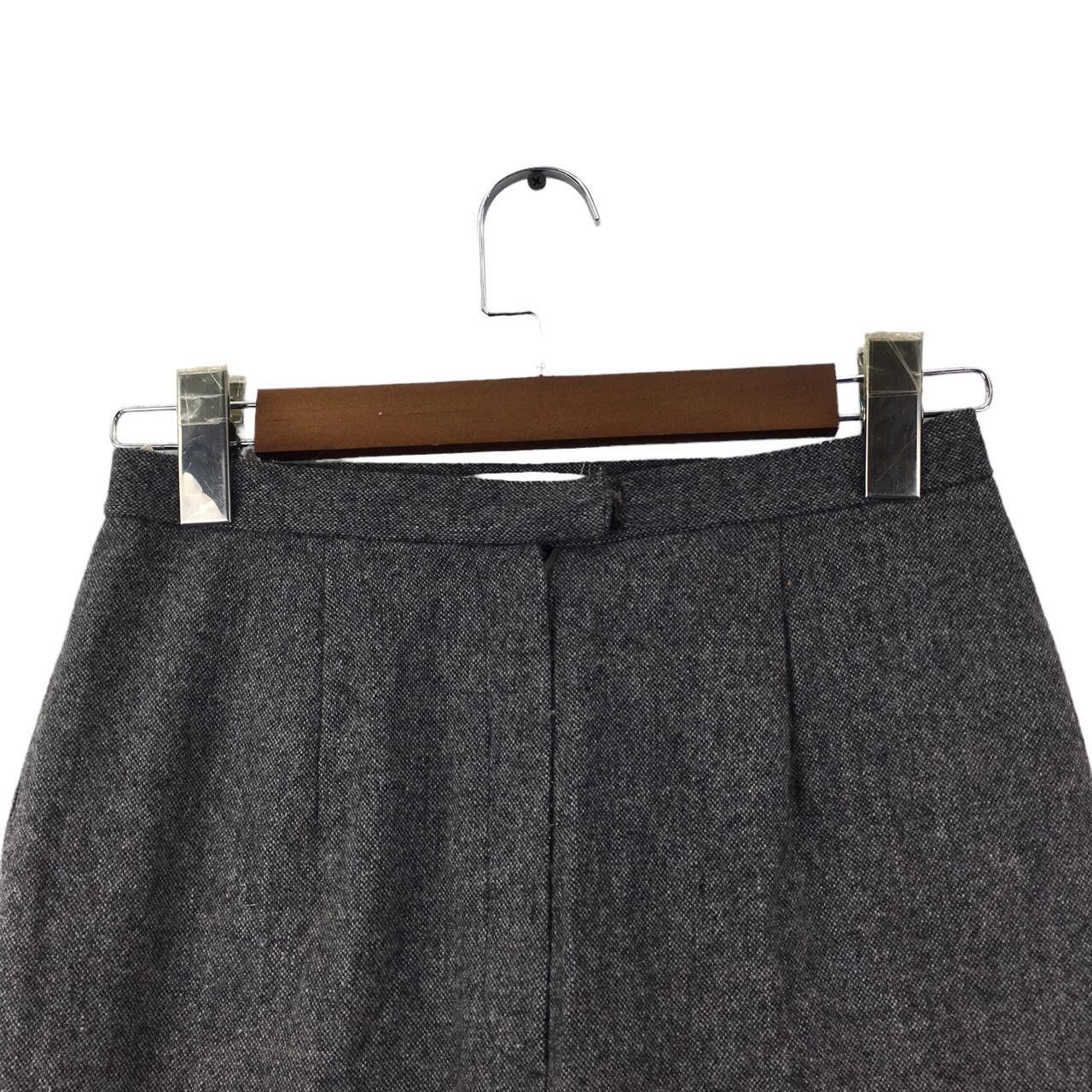 Pierre Cardin Vtg 90’ PIERRE CARDIN PARIS Minimalist Gray Casual Pant Size 26" / US 2 / IT 38 - 2 Thumbnail