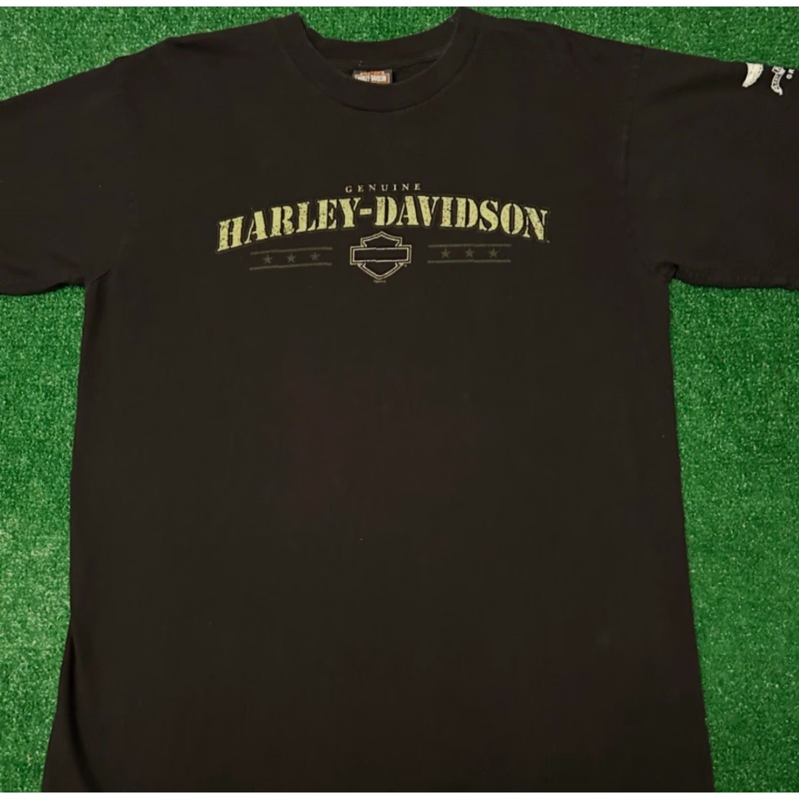 Harley Davidson VINTAGE Harley-Davidson Biker Eagle Logo 2000s VTG Shirt Mens L Black Size US L / EU 52-54 / 3 - 4 Thumbnail