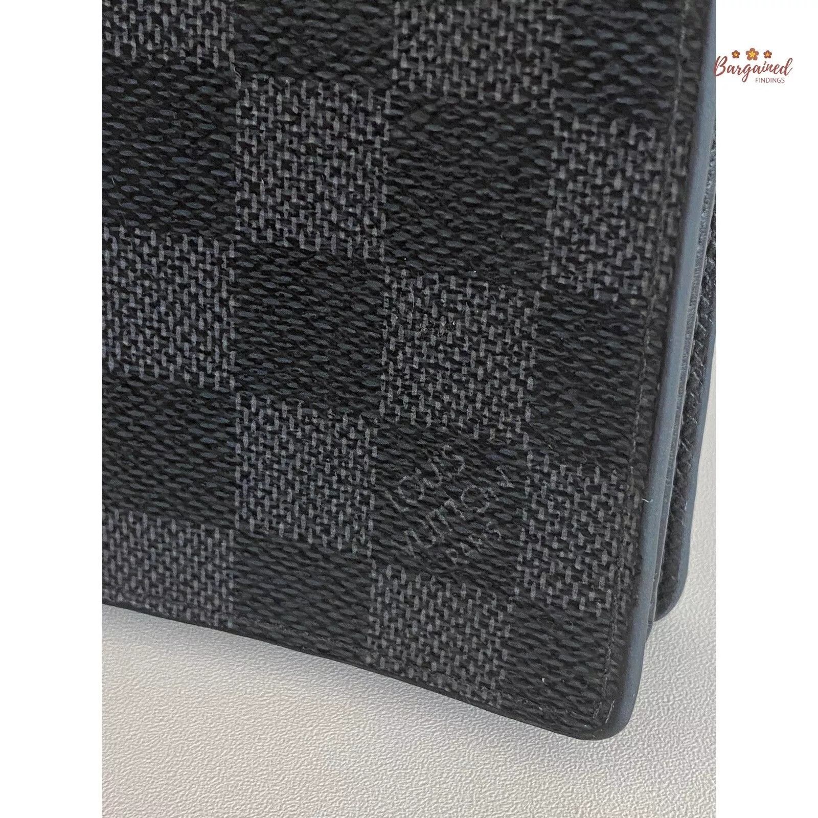 Louis Vuitton Louis Vuitton Damier Graphite Canvas Leather Brazza Wallet Size ONE SIZE - 14 Thumbnail