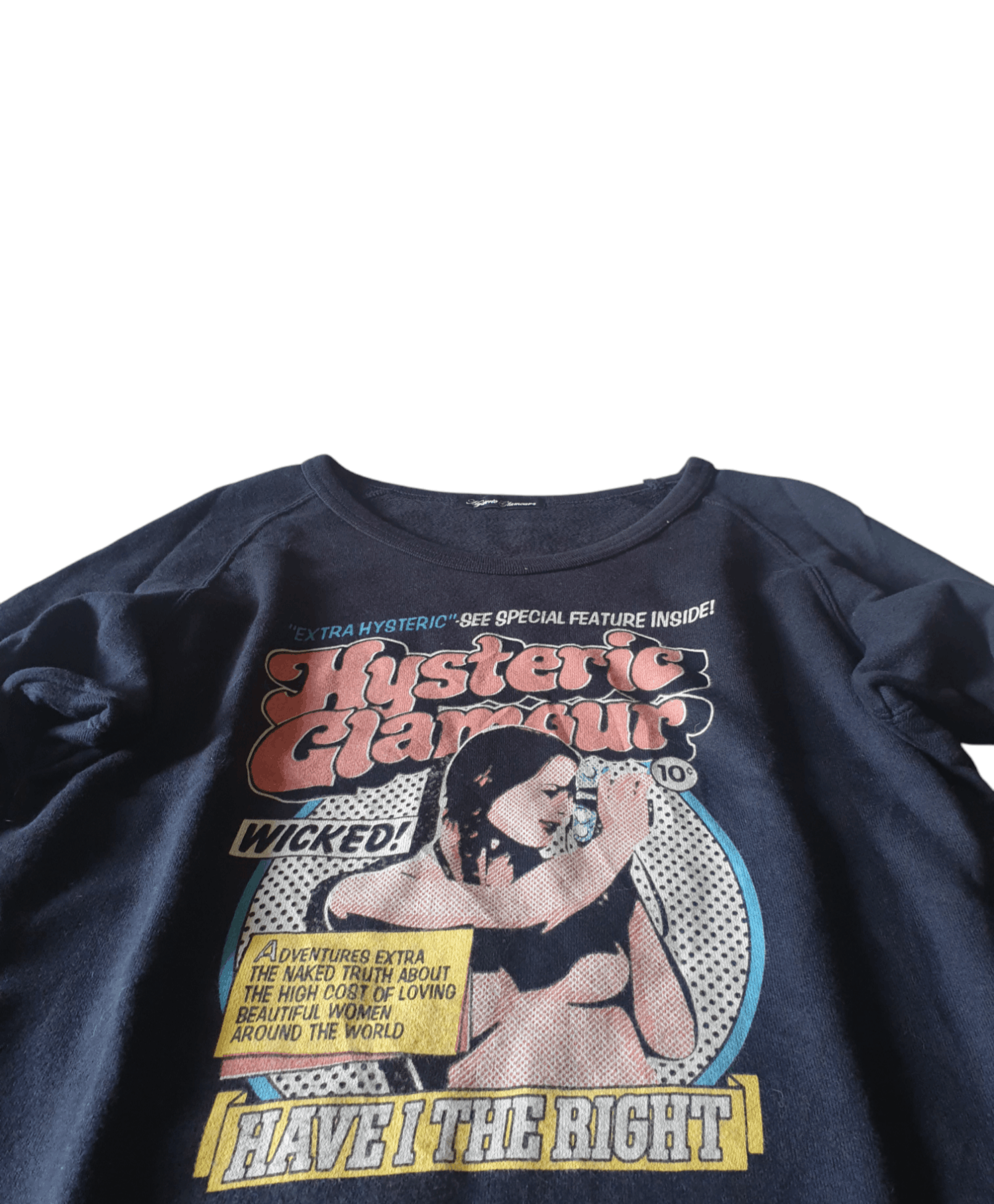Hysteric Glamour × Japanese Brand Hysteric Glamour Spell Out Logo Sweatshirt Size M / US 6-8 / IT 42-44 - 4 Thumbnail