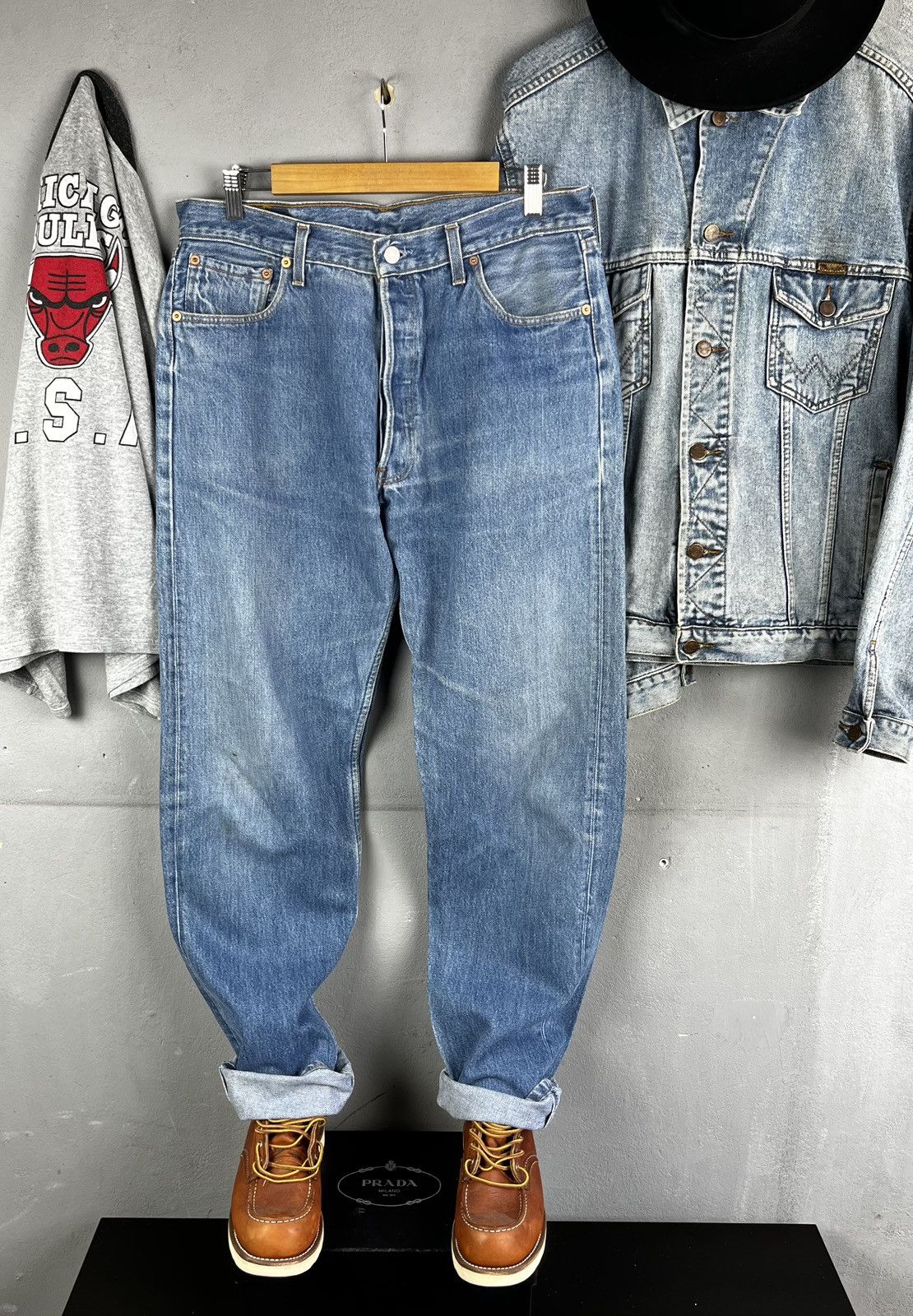 Levi's Levis 501 denim pants size 36-34 Size US 36 / EU 52 - 1 Thumbnail