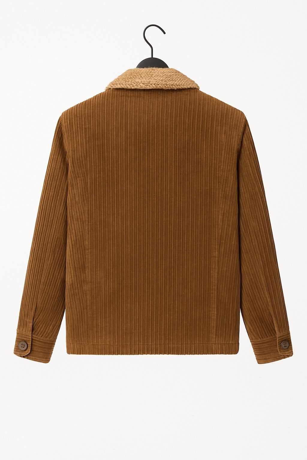 Vintage Brown Corduroy Sherpa Jacket by Nine Ten R Plus