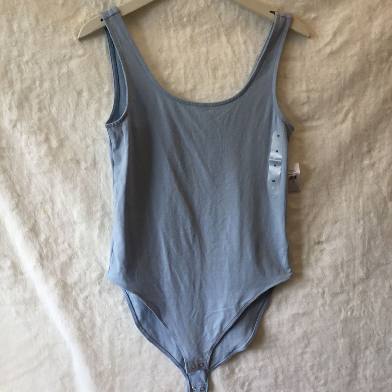 Gap Gap Baby Blue Snap Button Closure Bodysuit Size M / US 6-8 / IT 42-44 - 1 Thumbnail
