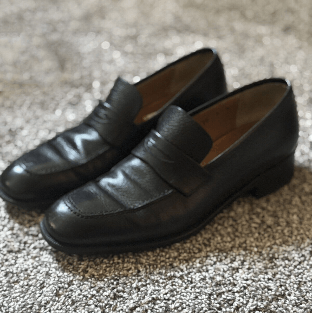 Salvatore Ferragamo Salvatore Ferragamo MADE ITALY black leather penny loafer 7 Size US 7 / EU 40 - 1 Thumbnail