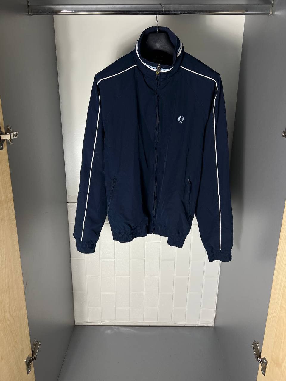 Fred Perry VINTAGE FRED PERRY FULL ZIP LIGHT JACKET CASUAL RETRO Y2K Size US M / EU 48-50 / 2 - 1 Thumbnail