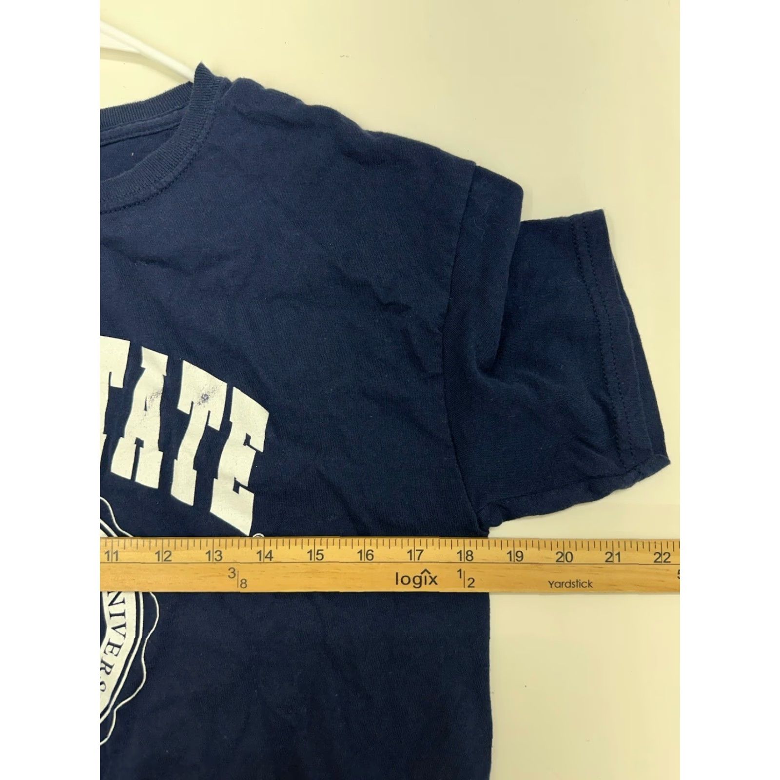 Gildan Gildan T-Shirt Blue Short Sleeve Penn State University Logo Size Medium Unisex Adults Shirt Mens Womens Size US M / EU 48-50 / 2 - 7 Thumbnail