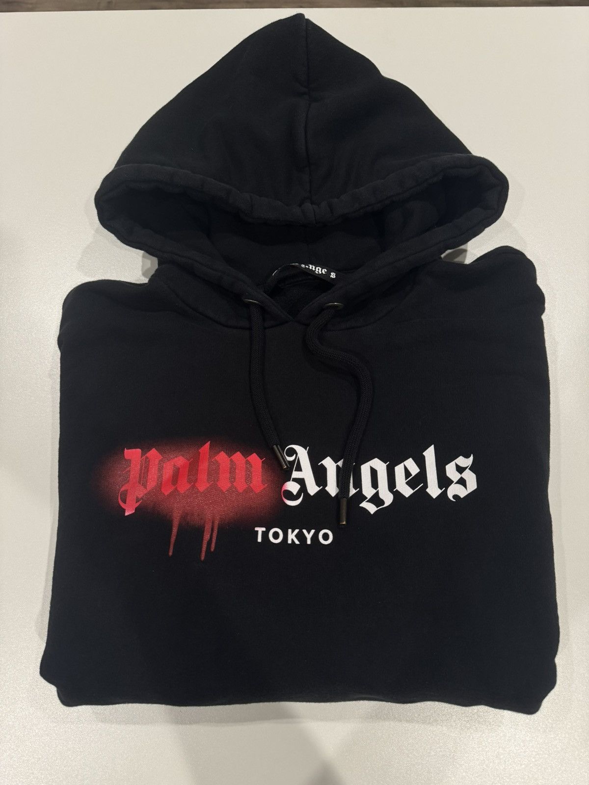 Palm Angels Palm Angels Tokyo Sprayed Logo Hoodie Size US XL / EU 56 / 4 - 1 Thumbnail