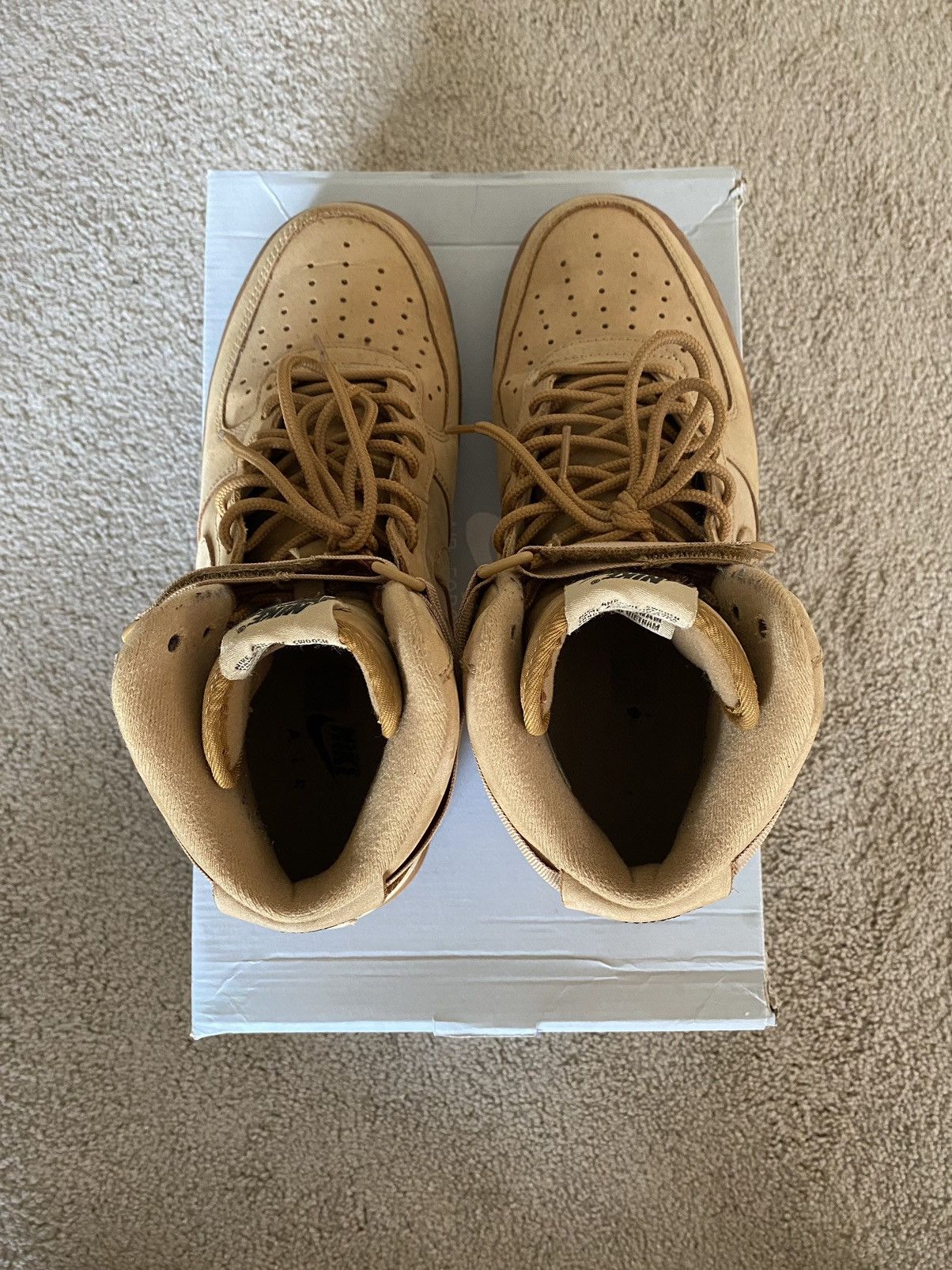 Nike Nike Air Force 1 High Wheat 2015 Size 10 Size US 10 / EU 43 - 7 Thumbnail