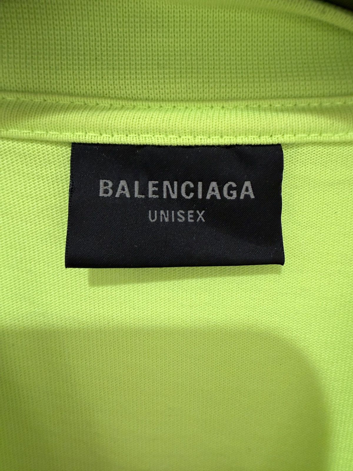 Balenciaga Balenciaga Yellow Layered Sports Oversized T-shirt Size US M / EU 48-50 / 2 - 4 Thumbnail